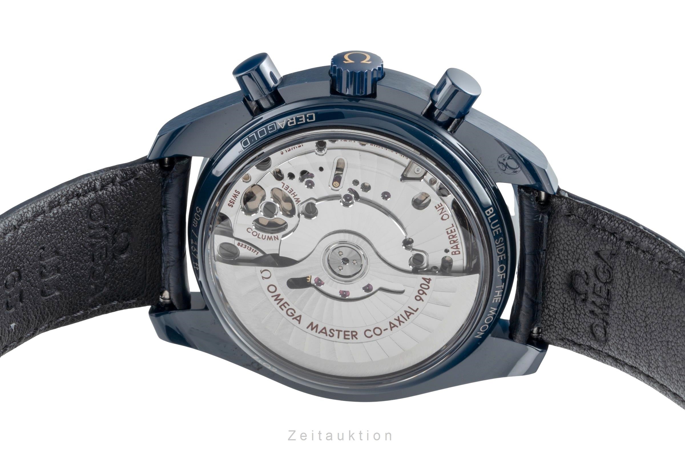 Omega Speedmaster Moonwatch chronographe céramique automatique montre pour hommes 304.93.44.52.03.002 LP: 16000EUR  [2505754]