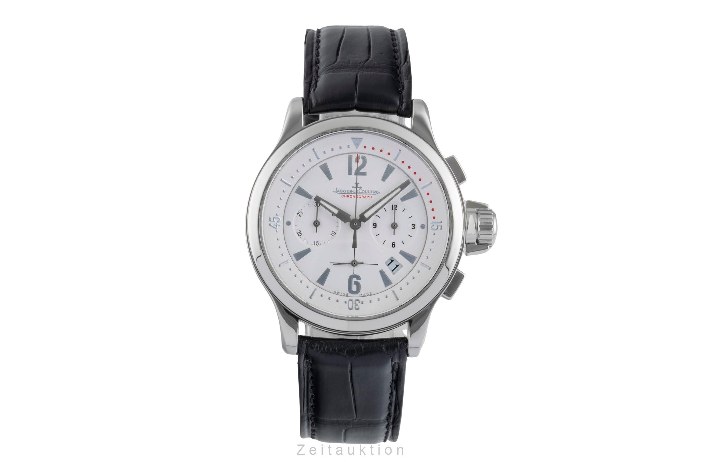 Jaeger LeCoultre Master Chronograph chronographe acier quartz montre pour hommes 148.8.31  [2505756]