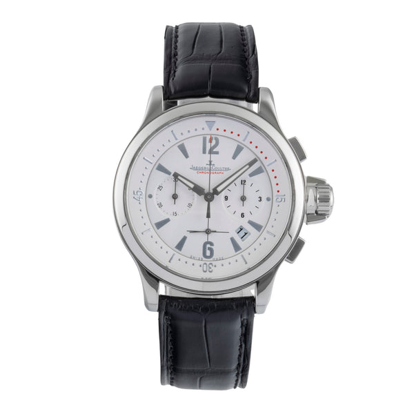 Jaeger LeCoultre Master Chronograph chronographe acier quartz montre pour hommes 148.8.31  [2505756]