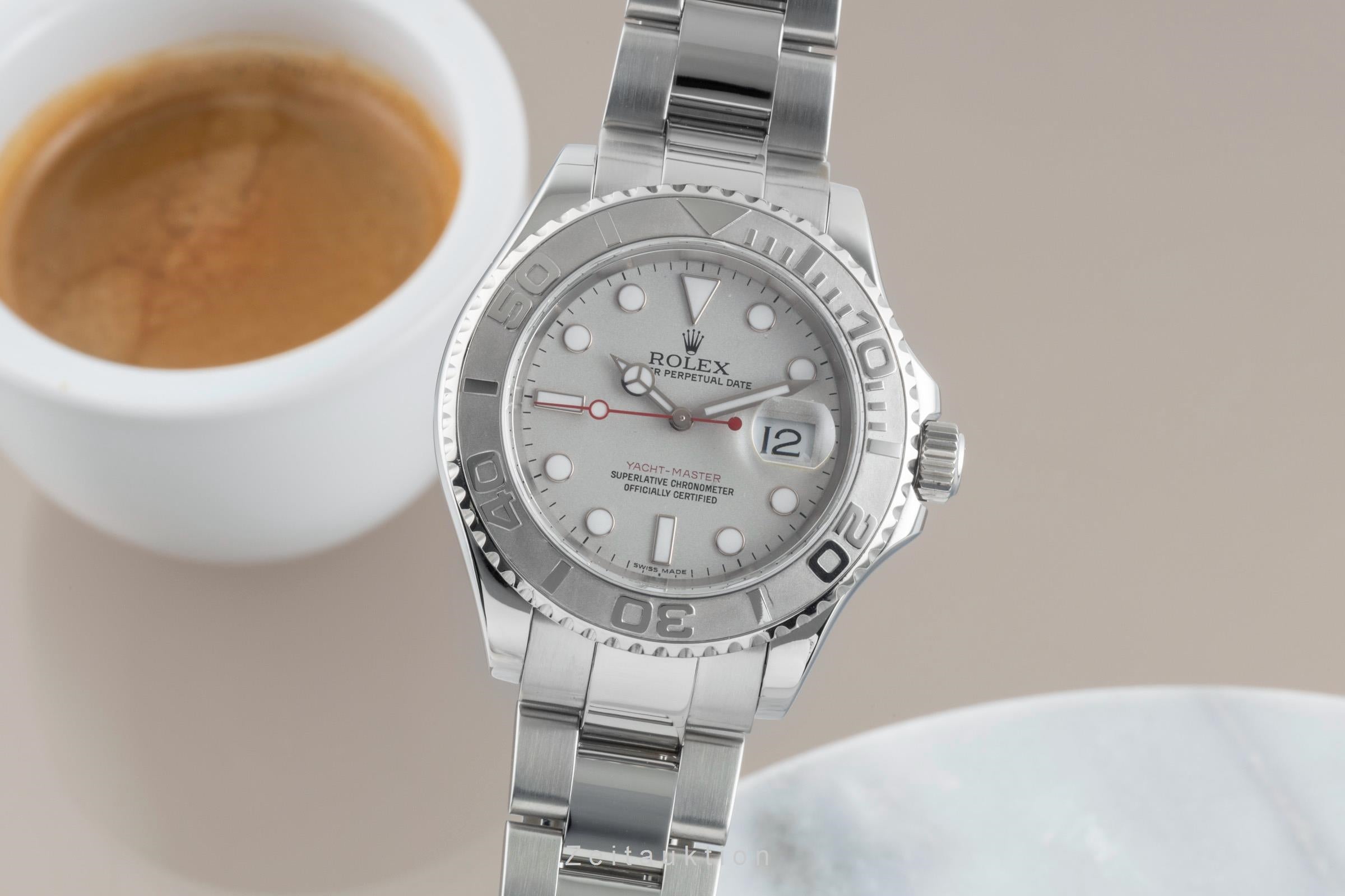Rolex Yacht-Master steel / platinium automatic men's watch 16622  [2505758]