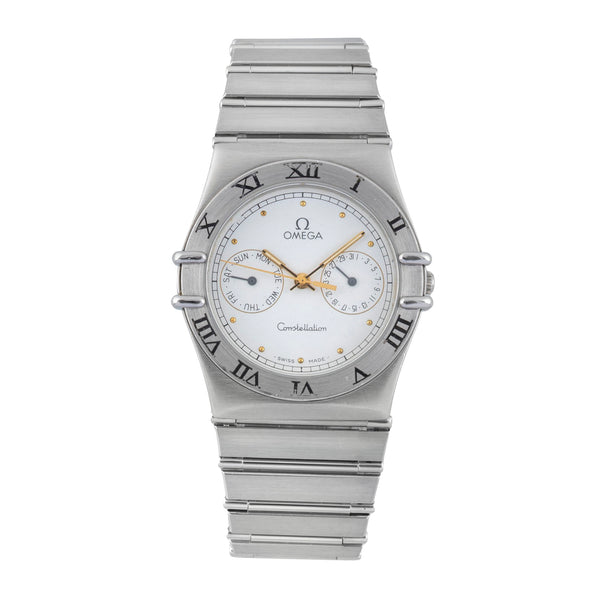 Omega Constellation Day-Date Stahl Quarz Herrenuhr 396.1070.1 396.1080.1  [2505762]