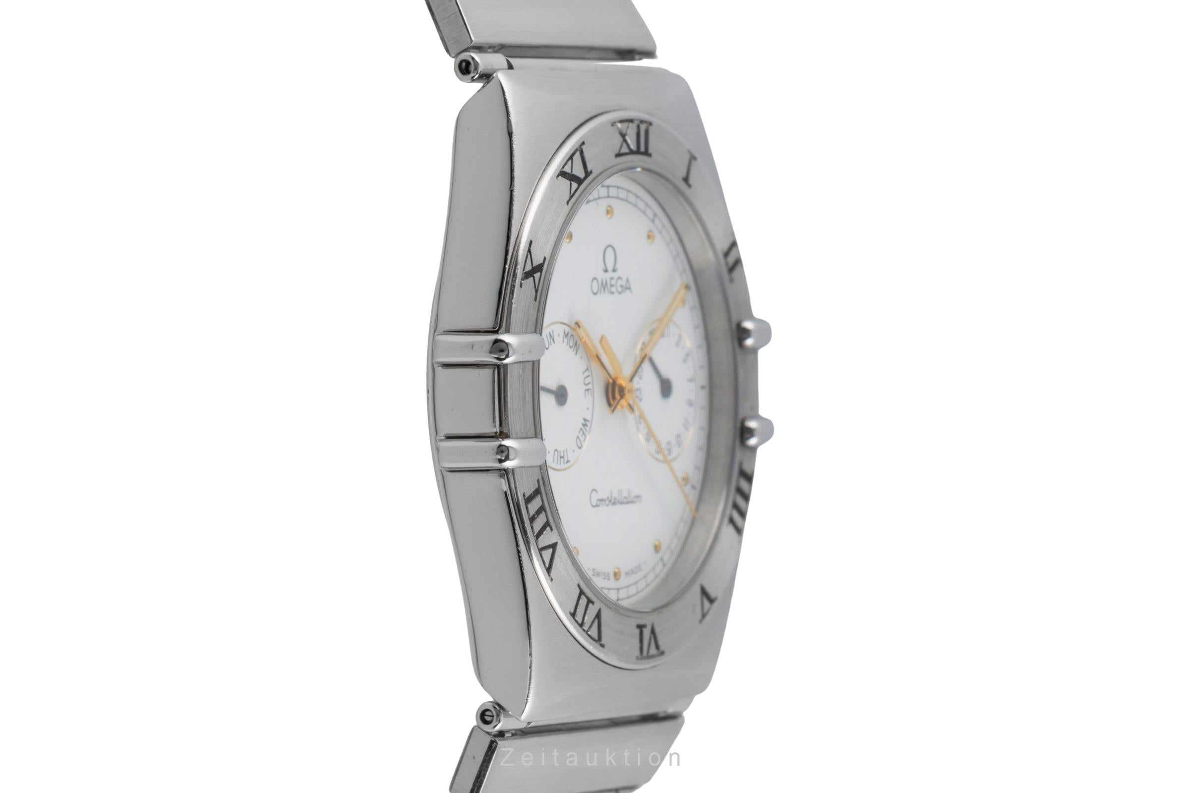 Omega Constellation Day-Date Stahl Quarz Herrenuhr 396.1070.1 396.1080.1  [2505762]