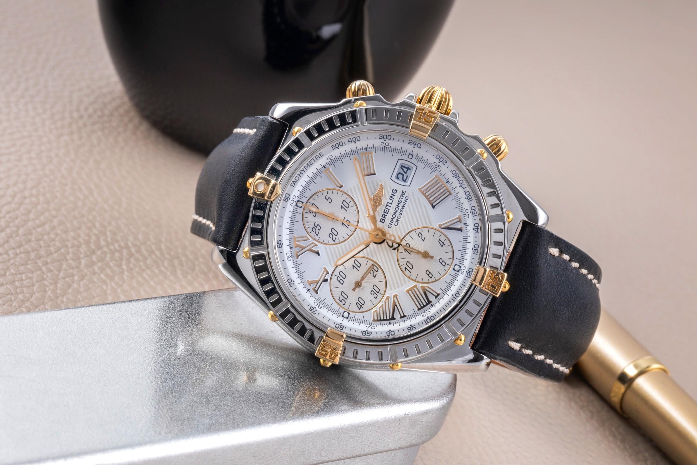 Breitling Crosswind Chronograph Stahl / Gold Automatik Herrenuhr Ref. B13355 [2505763]