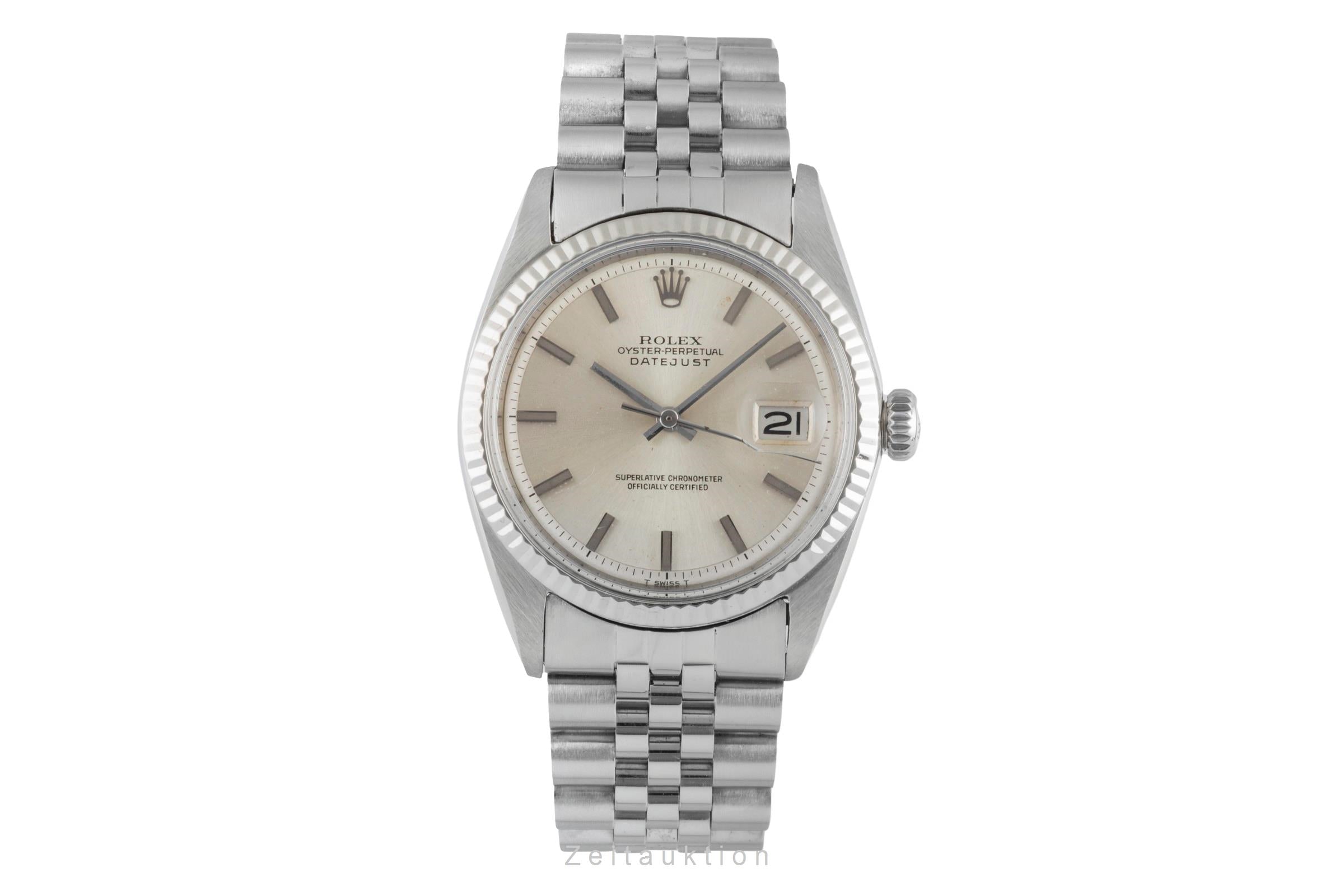 Rolex Datejust steel / white gold automatic men's watch 1601 Vintage  [2505767]