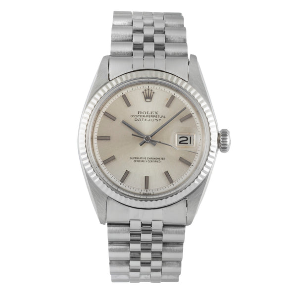 Rolex Datejust steel / white gold automatic men's watch 1601 Vintage  [2505767]