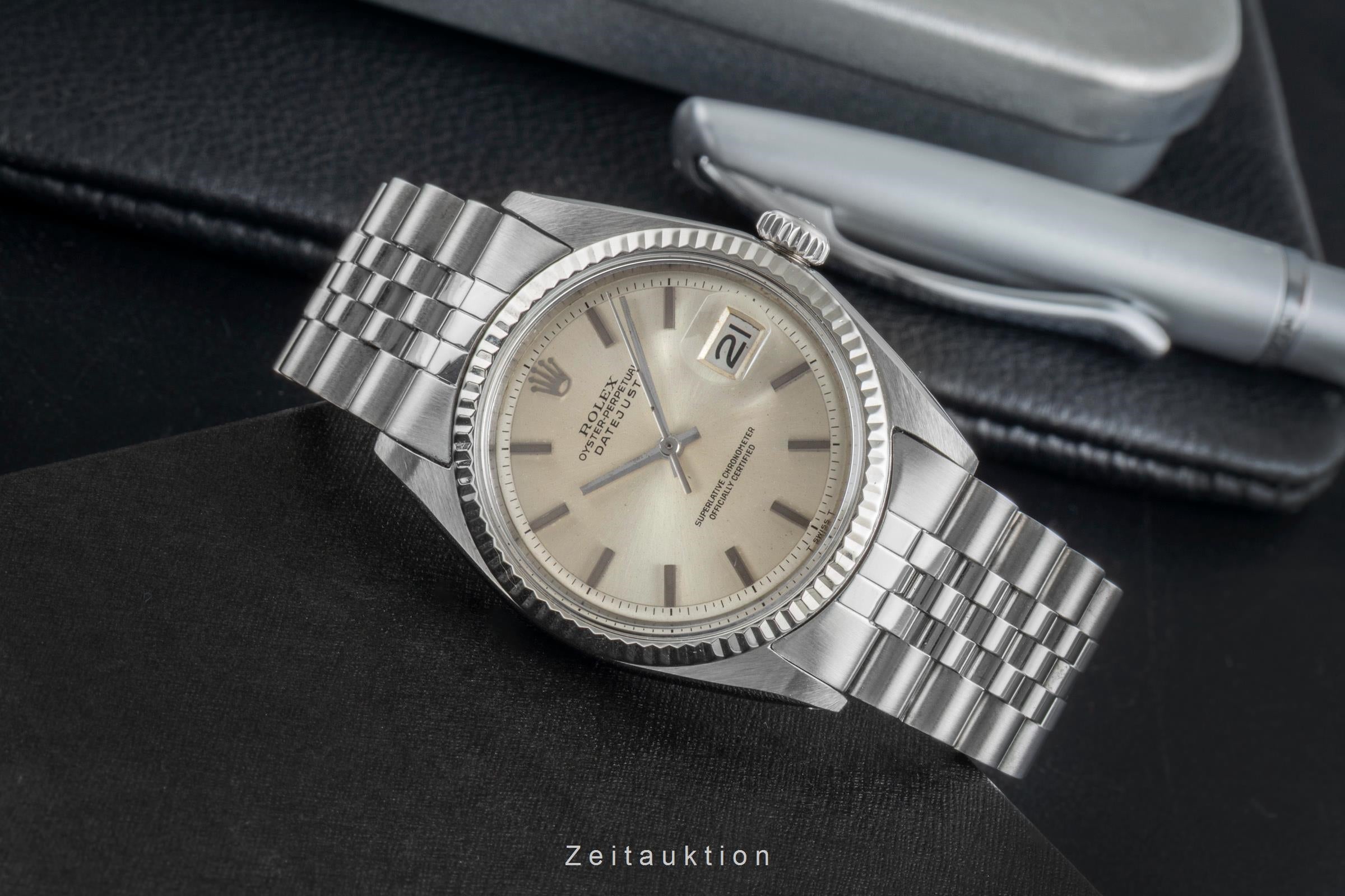 Rolex Datejust steel / white gold automatic men's watch 1601 Vintage  [2505767]