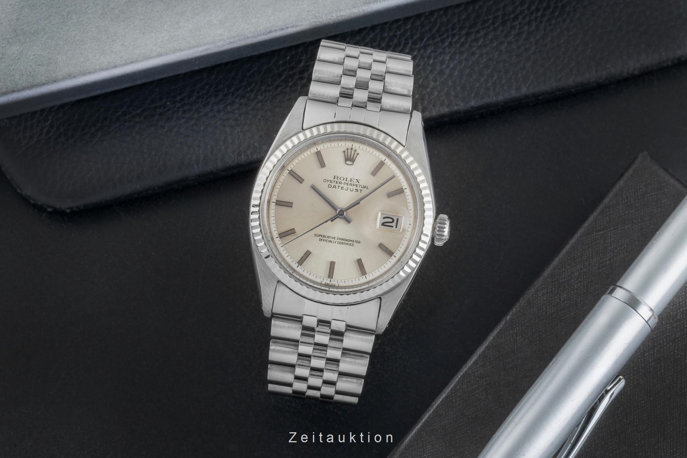 Rolex Datejust steel / white gold automatic men's watch 1601 Vintage  [2505767]