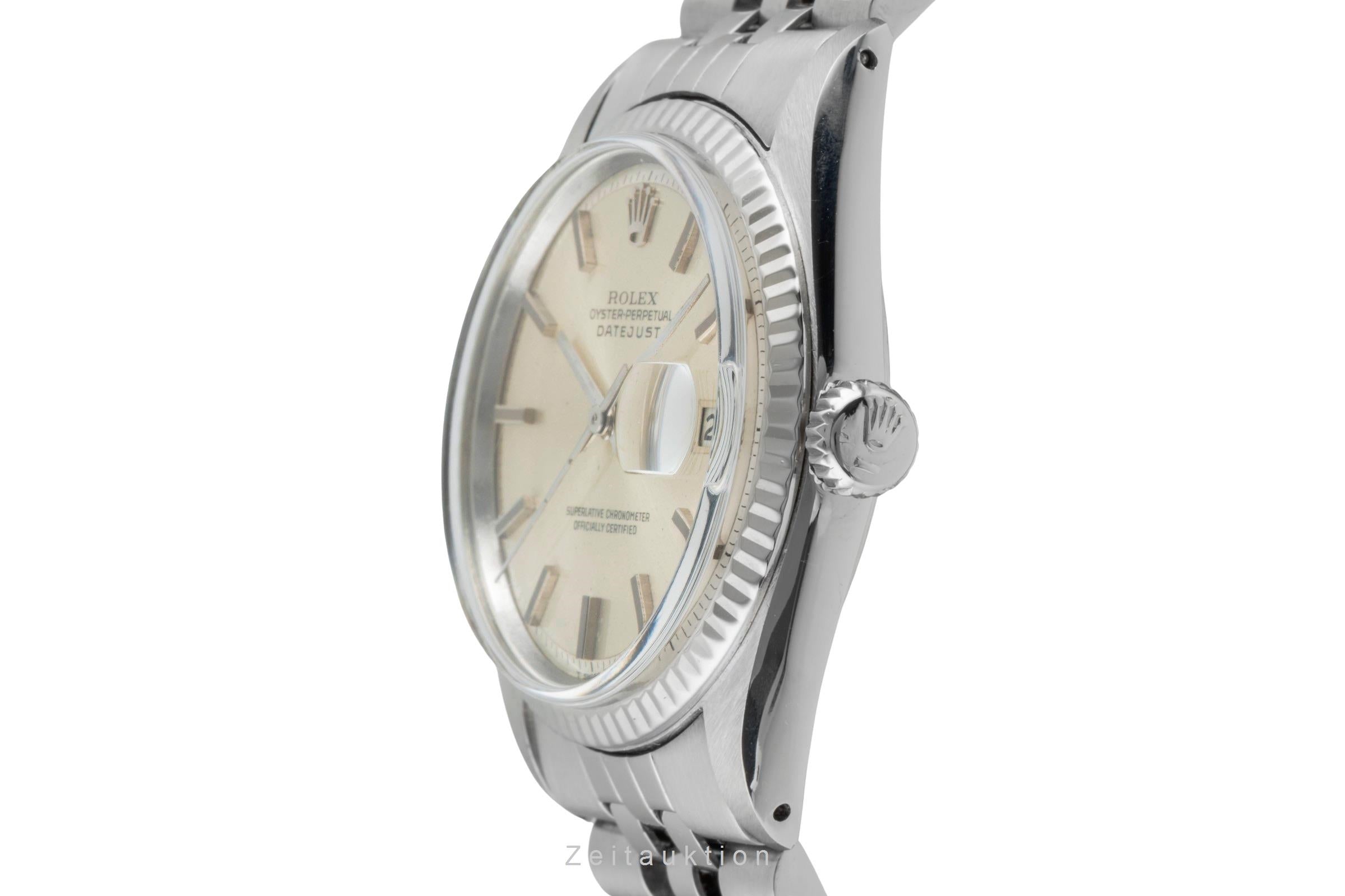 Rolex Datejust steel / white gold automatic men's watch 1601 Vintage  [2505767]