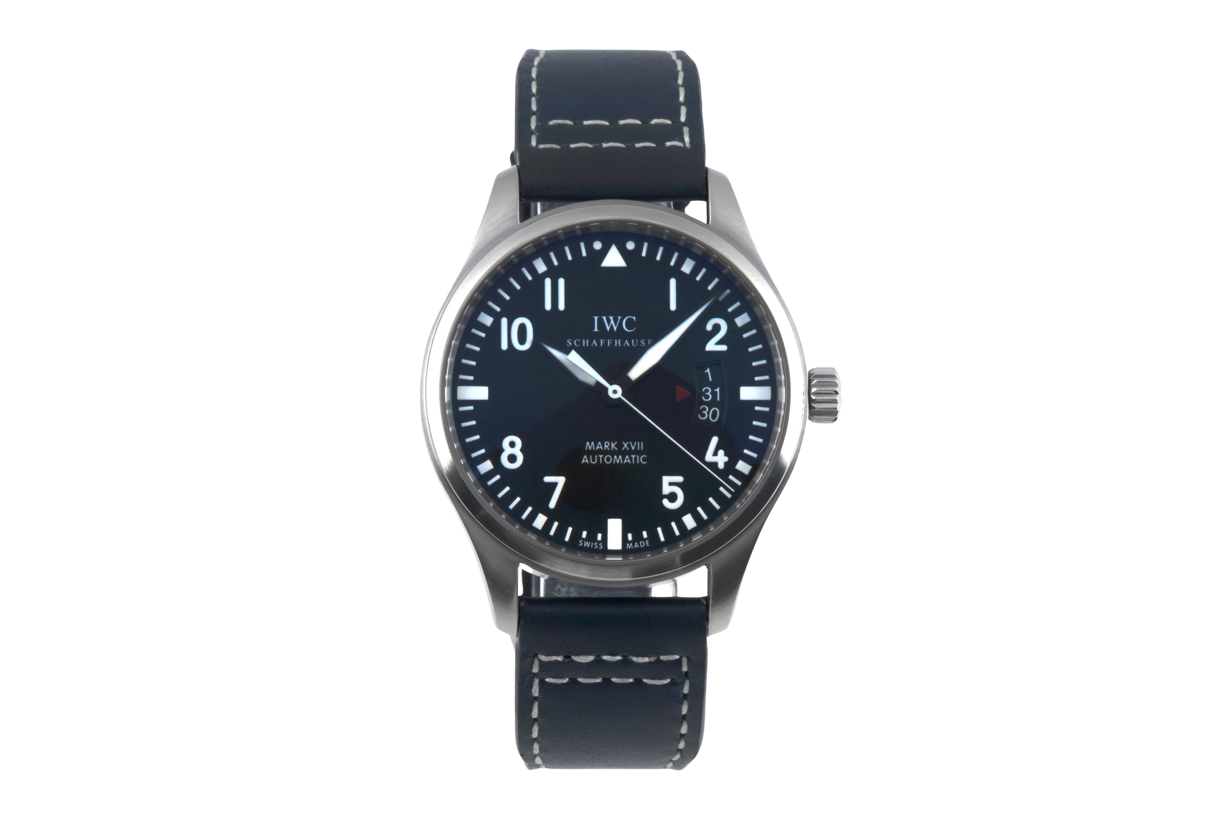 IWC Mark XVII acier automatique montre pour hommes IW326501 LP: 5700EUR  [2505768]