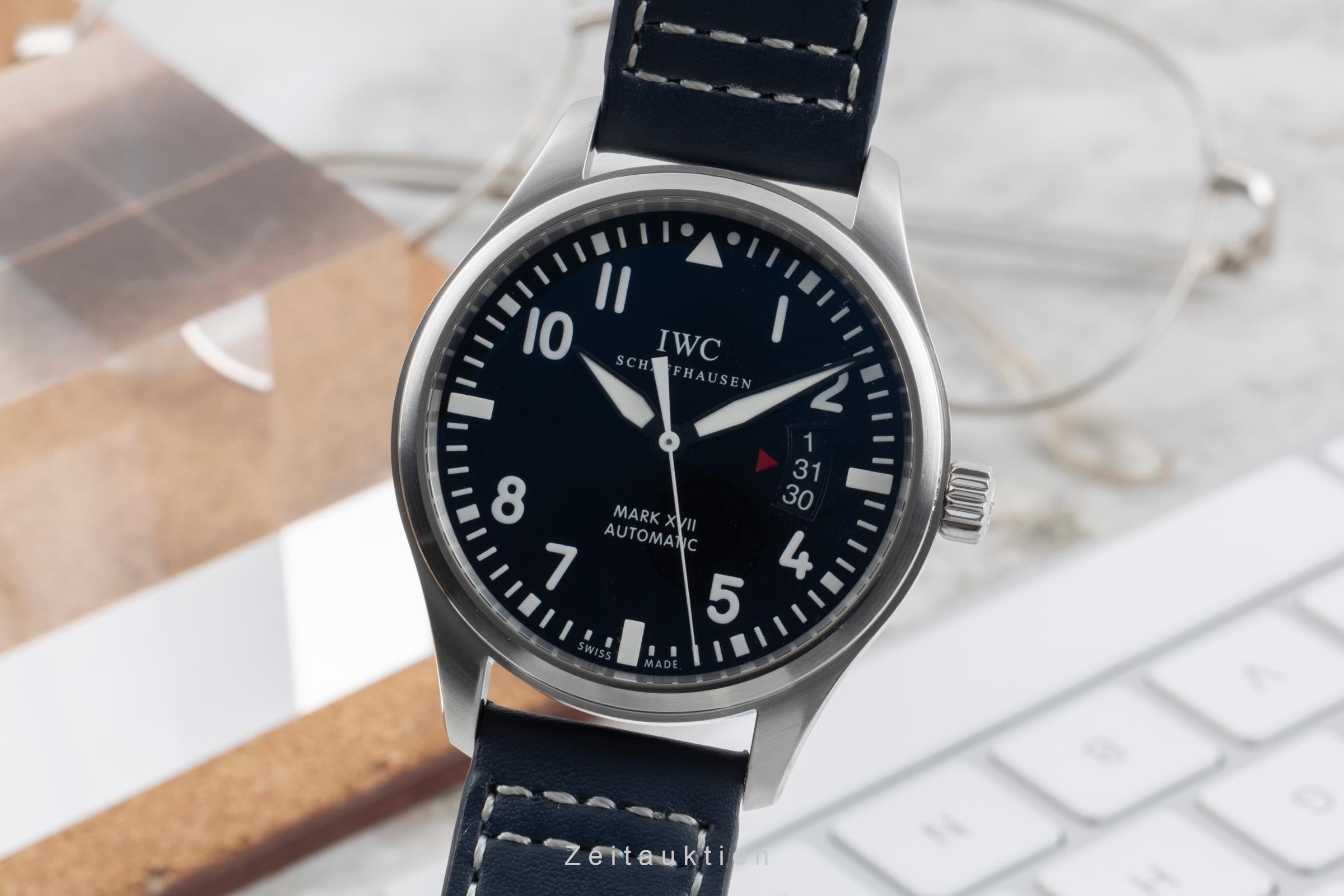 IWC Mark XVII acier automatique montre pour hommes IW326501 LP: 5700EUR  [2505768]