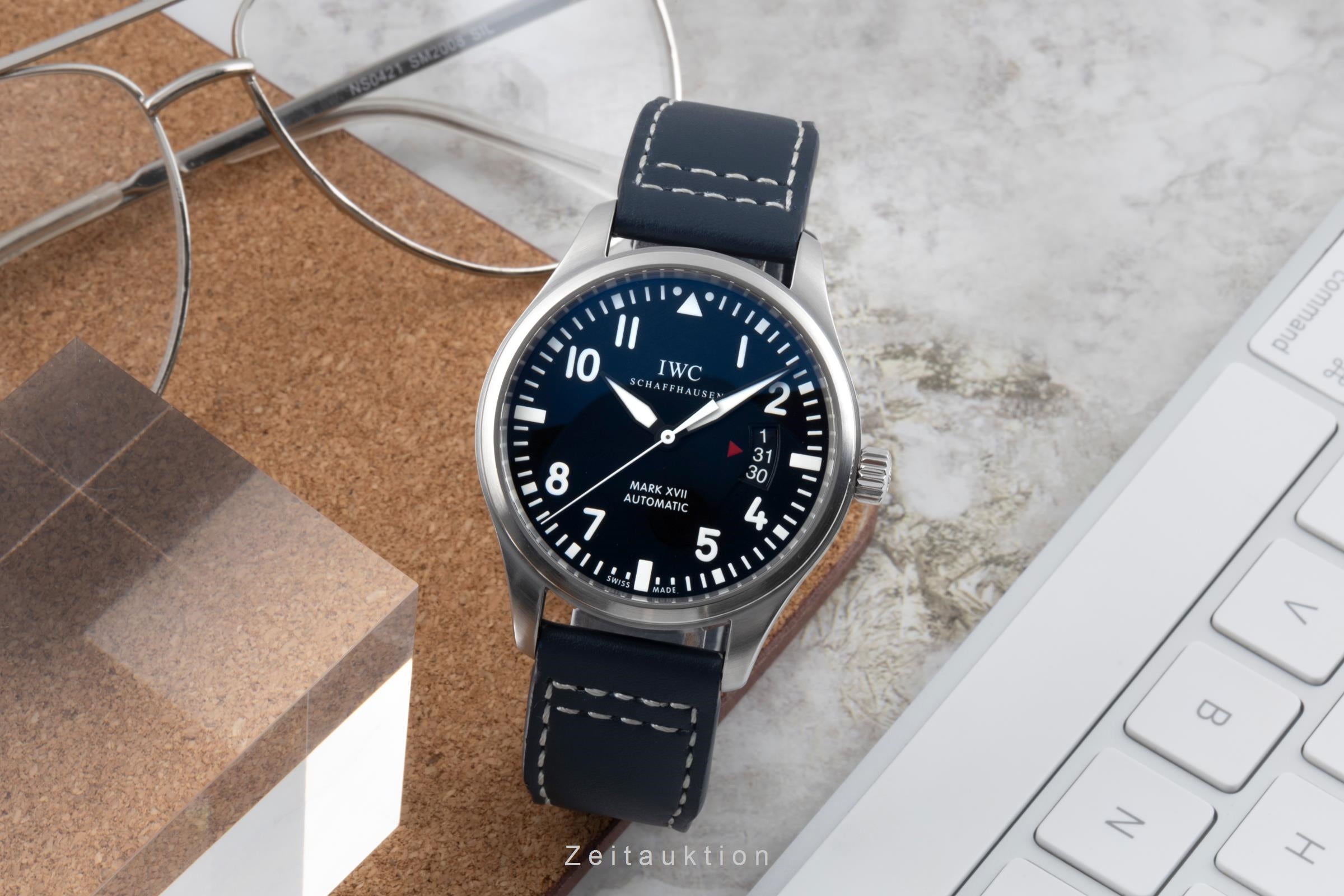 IWC Mark XVII acier automatique montre pour hommes IW326501 LP: 5700EUR  [2505768]