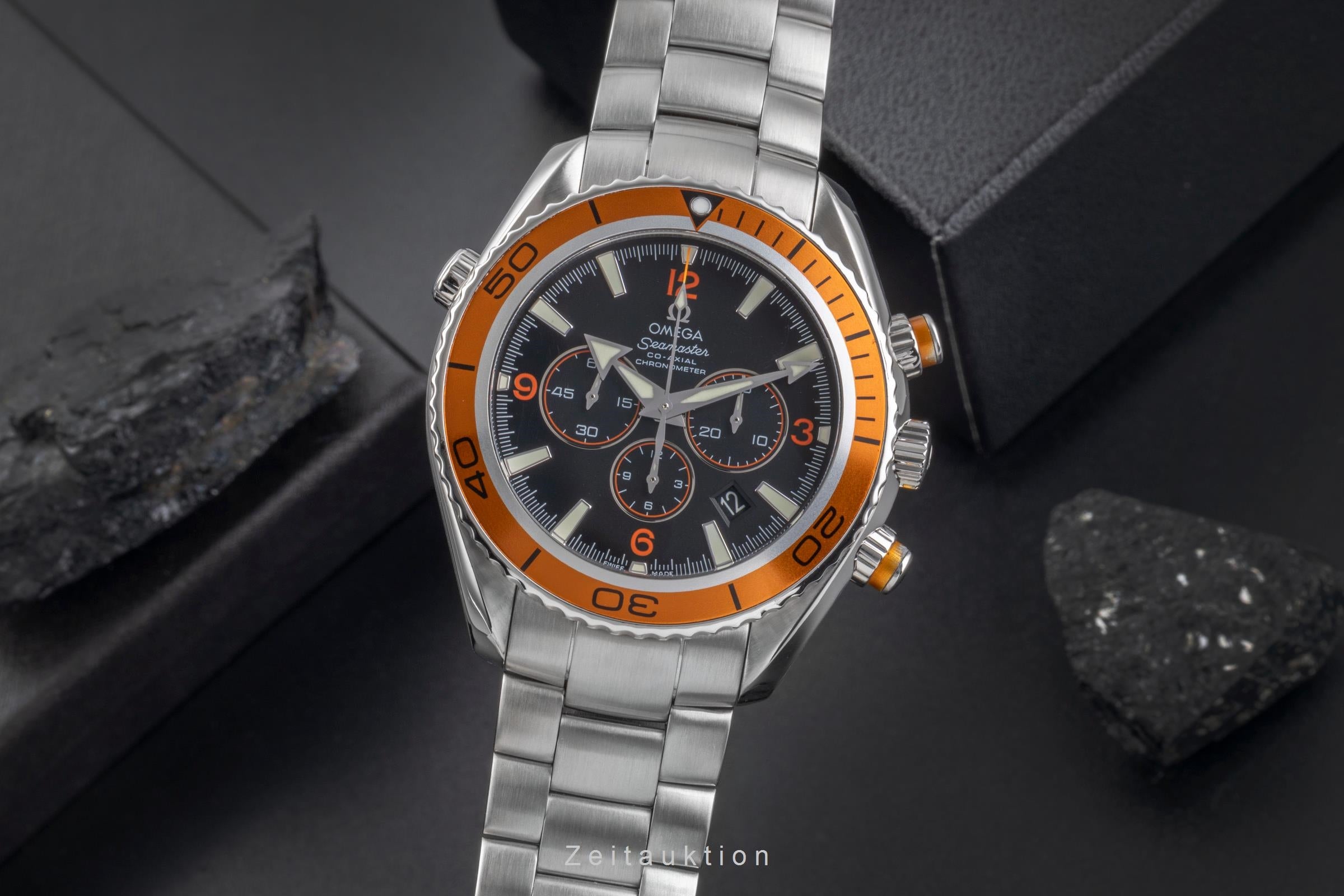 Omega Seamaster chronographe acier automatique montre pour hommes 2218.50.00 LP: 9900EUR  [2505769]