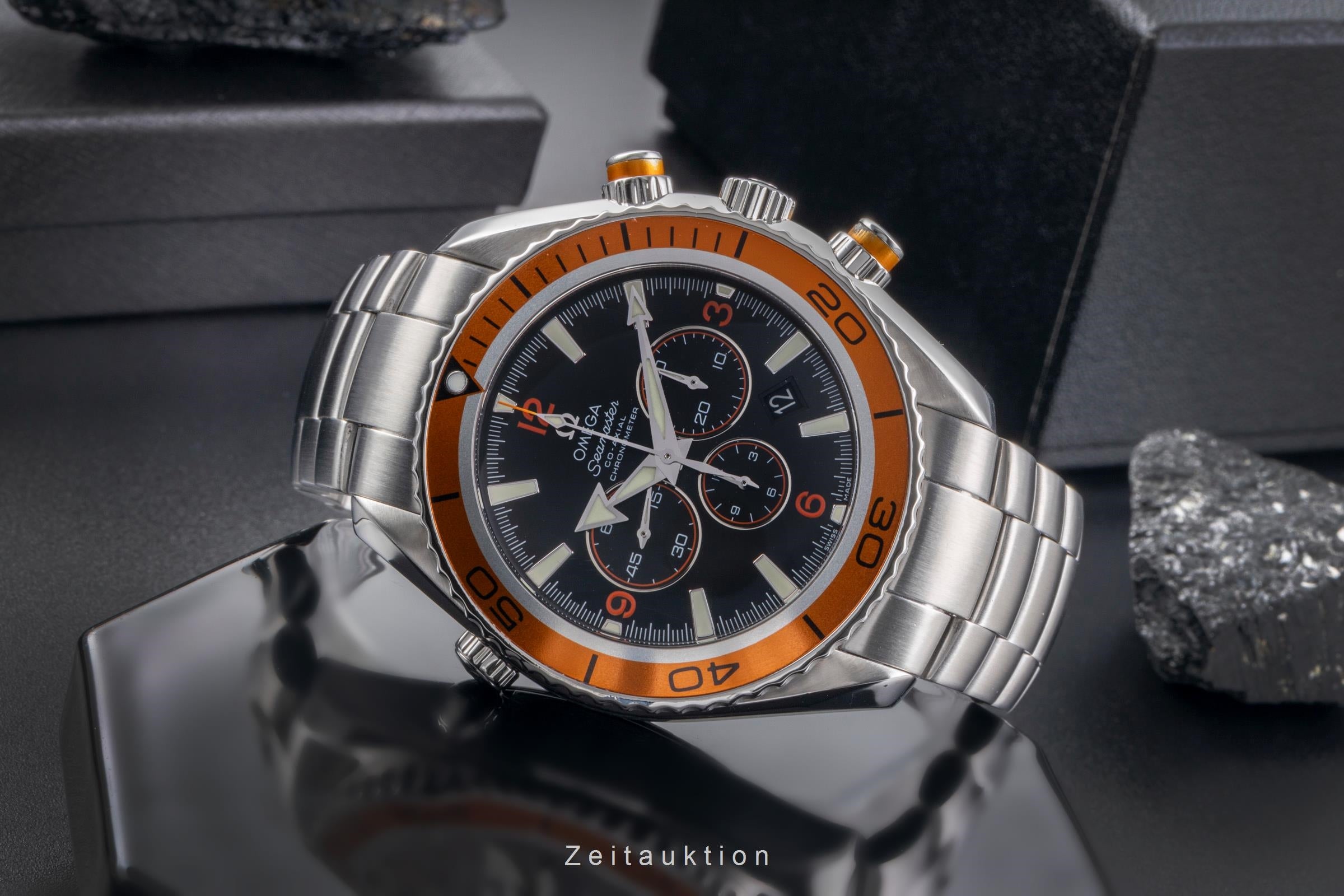 Omega Seamaster chronographe acier automatique montre pour hommes 2218.50.00 LP: 9900EUR  [2505769]