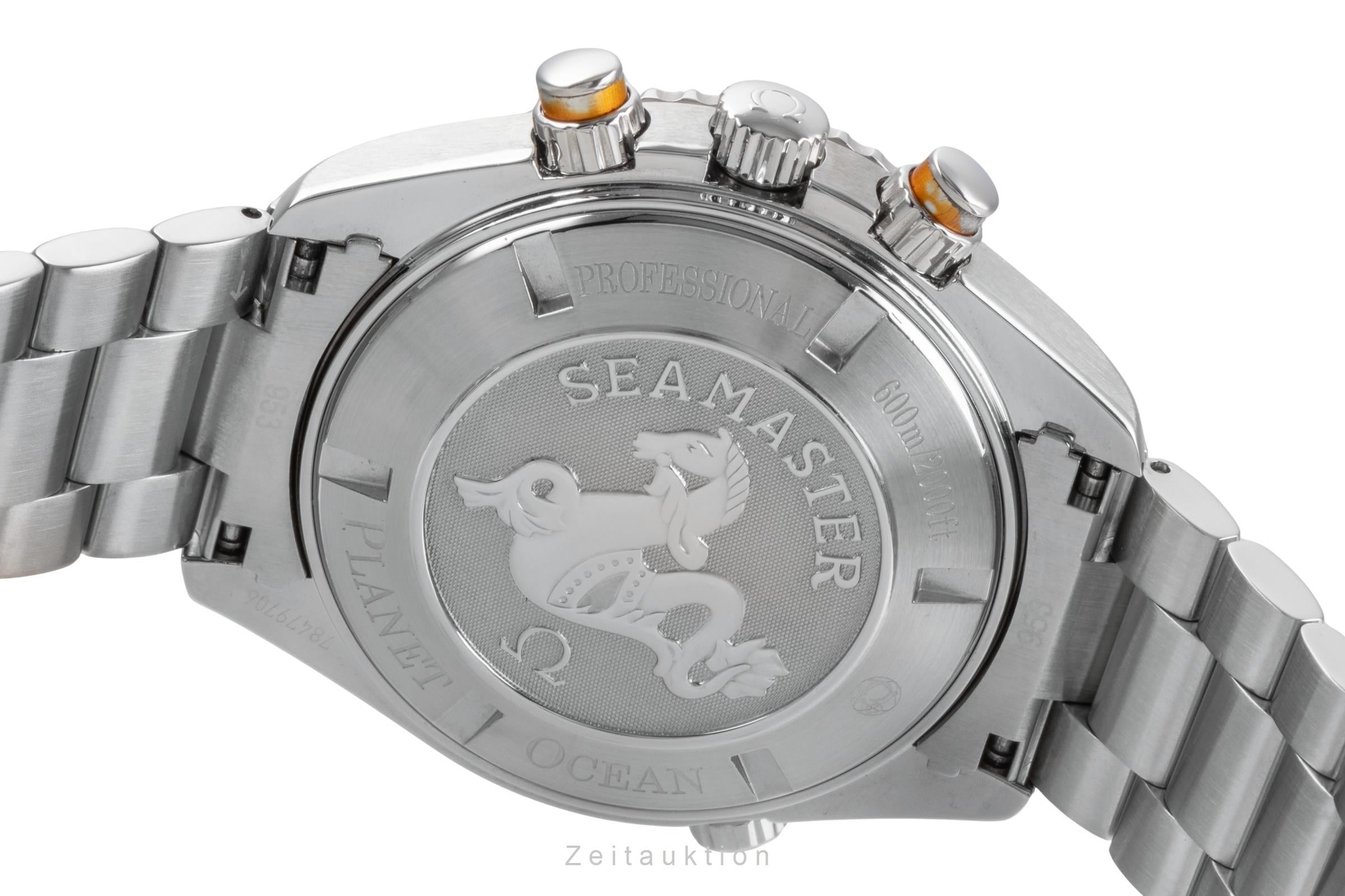 Omega Seamaster chronographe acier automatique montre pour hommes 2218.50.00 LP: 9900EUR  [2505769]