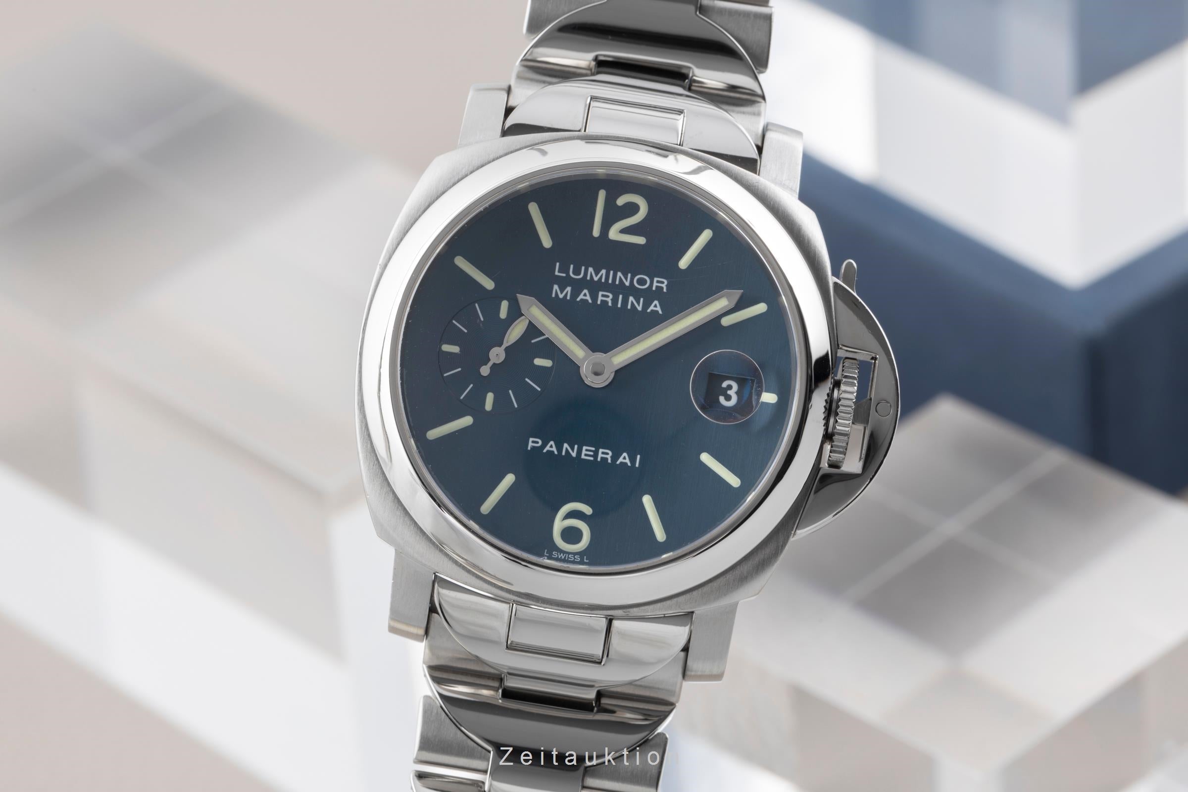 Panerai Luminor Marina acier automatique montre pour hommes PAM00120  [2505772]