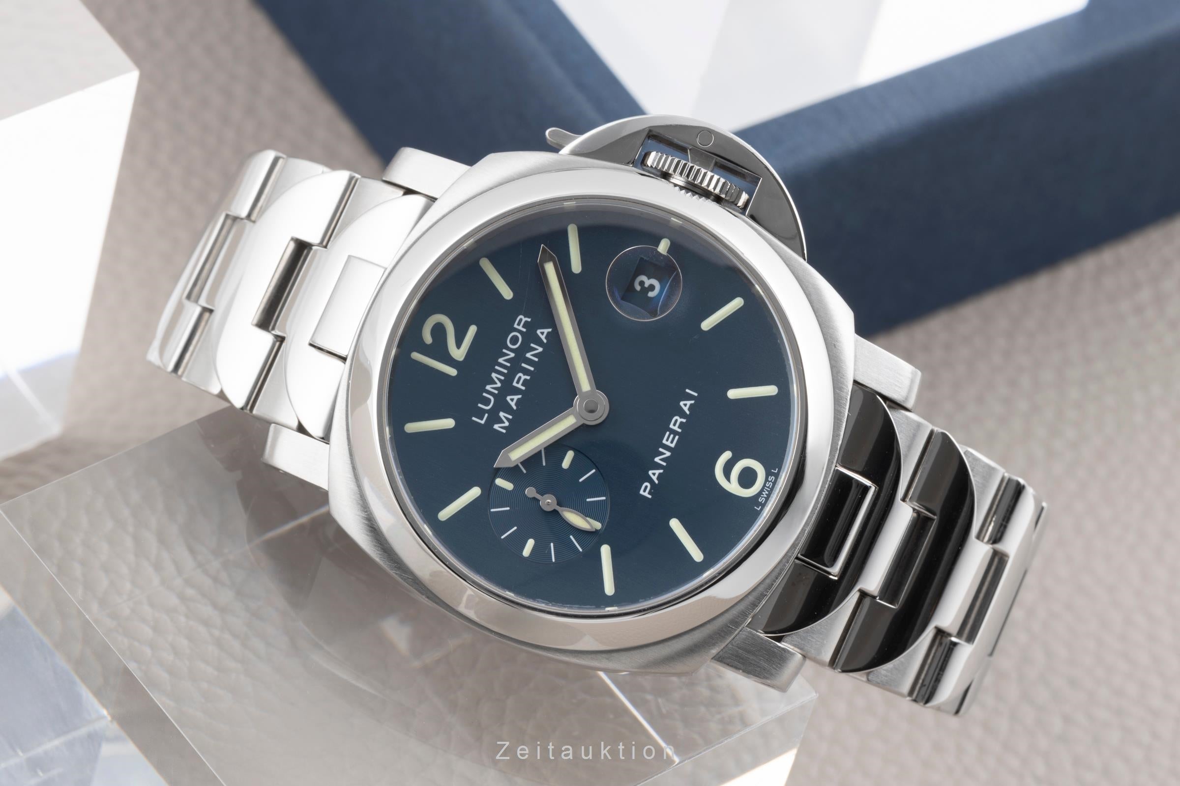 Panerai Luminor Marina acier automatique montre pour hommes PAM00120  [2505772]