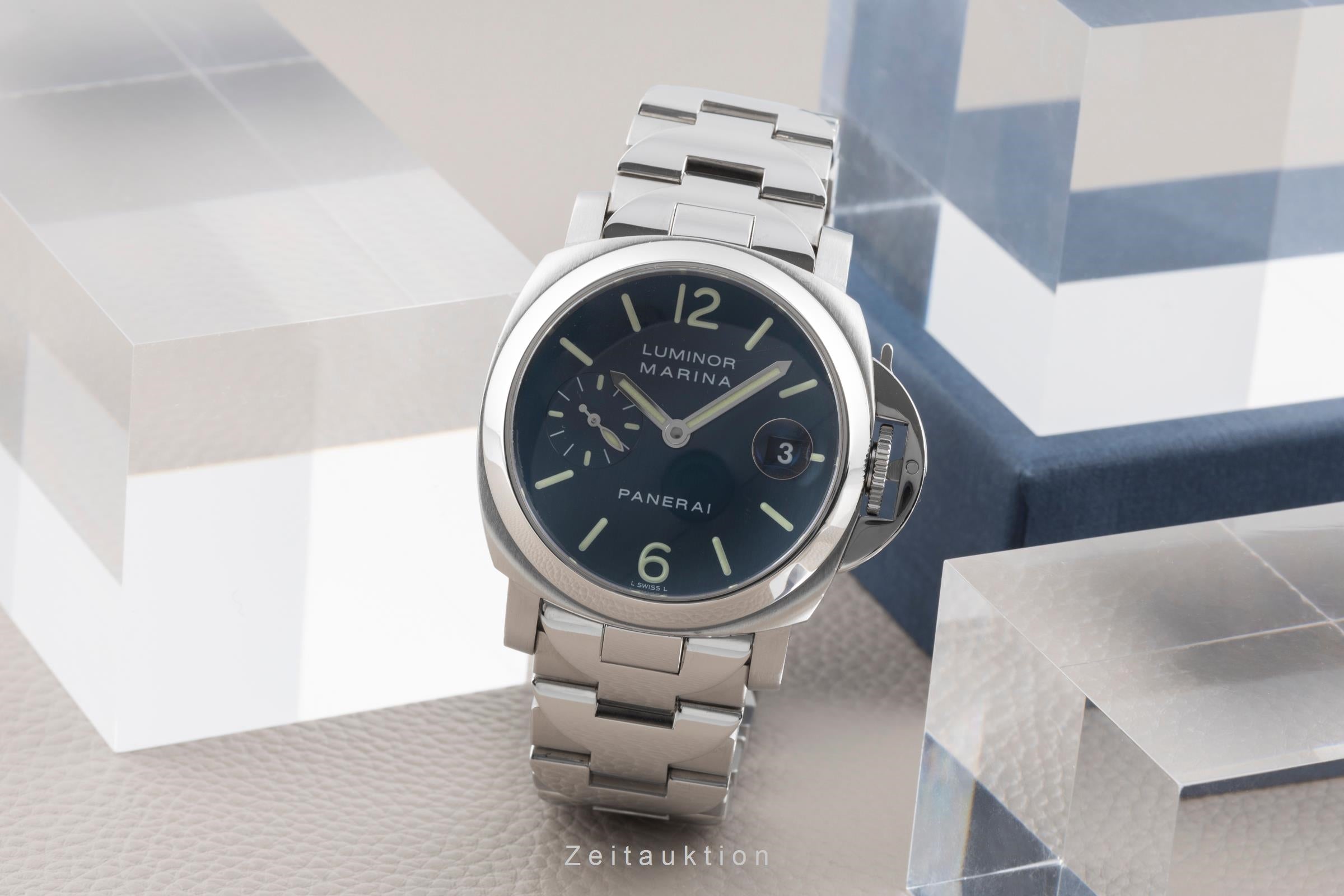 Panerai Luminor Marina acier automatique montre pour hommes PAM00120  [2505772]