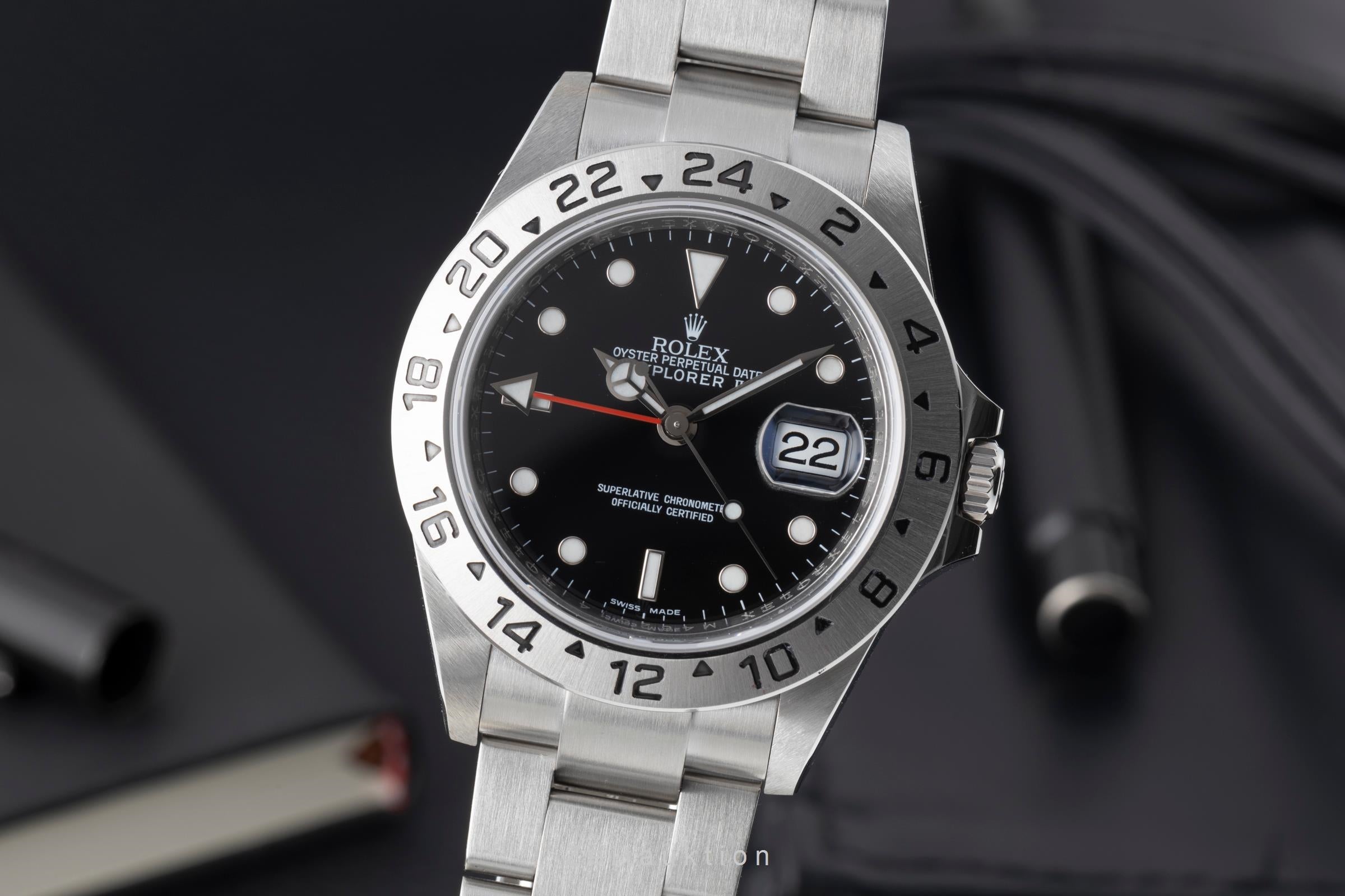 Rolex Explorer II steel automatic men's watch 16570T  [2505774]