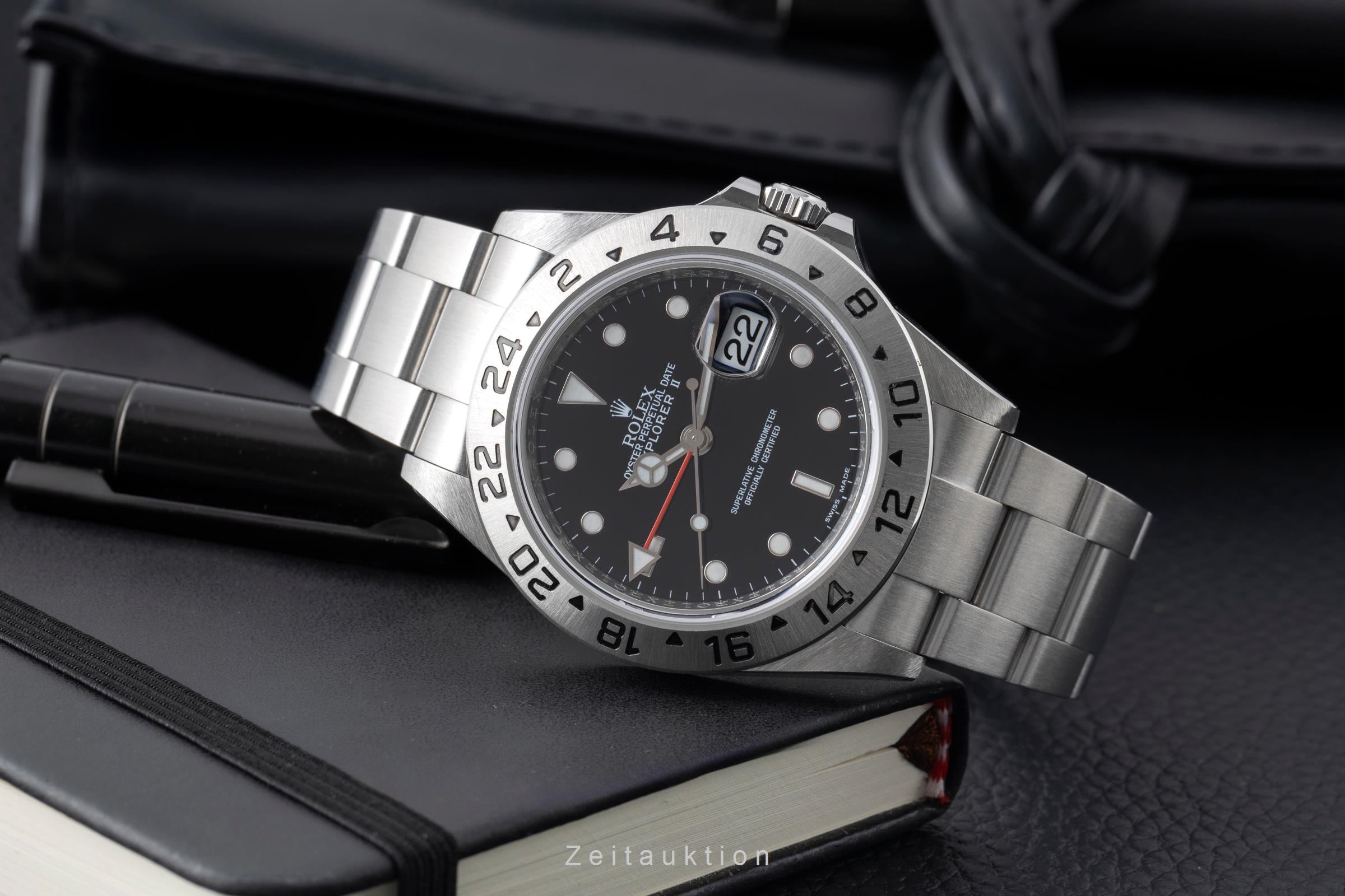 Rolex Explorer II steel automatic men's watch 16570T  [2505774]