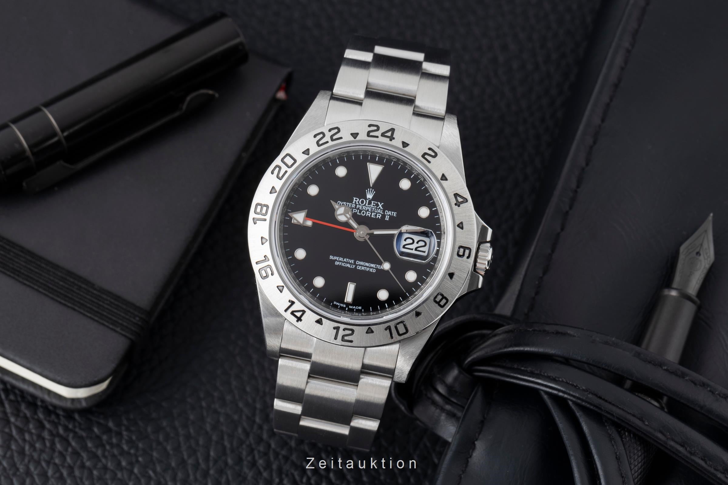 Rolex Explorer II steel automatic men's watch 16570T  [2505774]