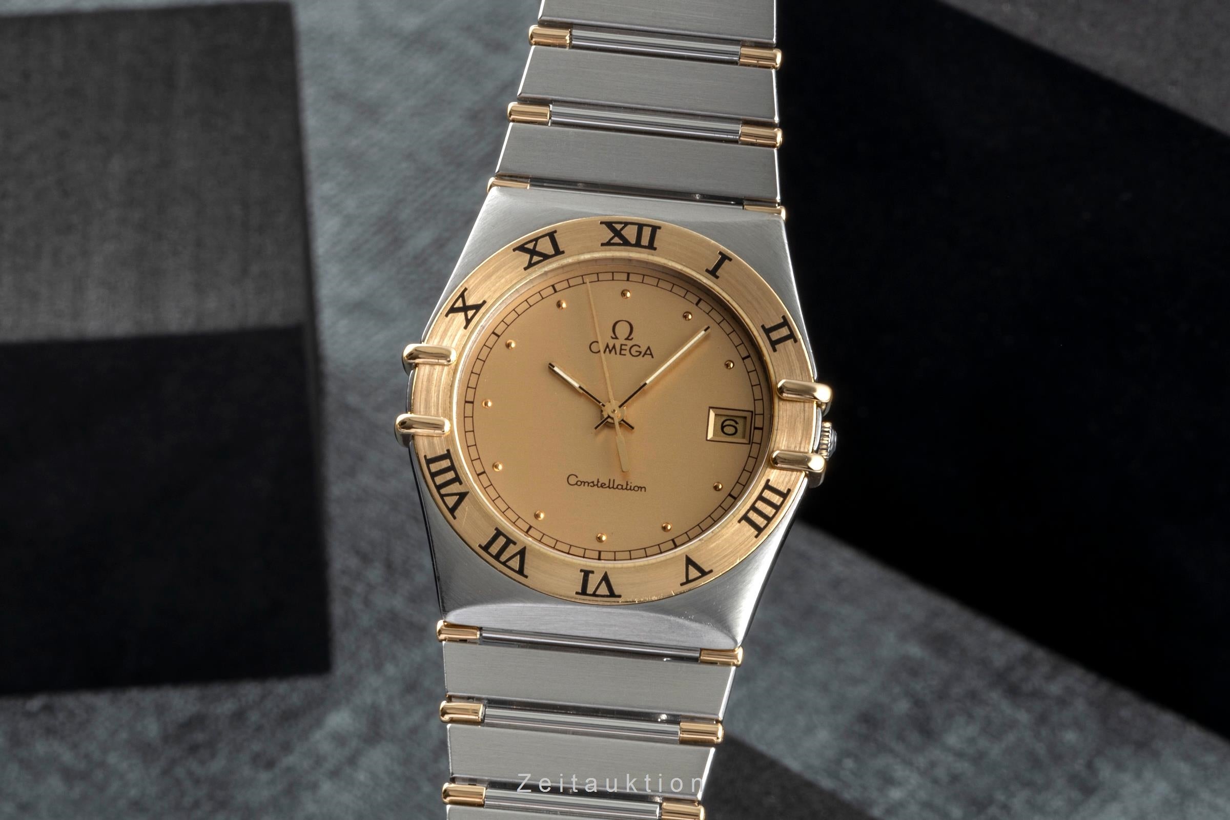 Omega Constellation steel / gold quartz men's watch 1310.10.00  [2505776]