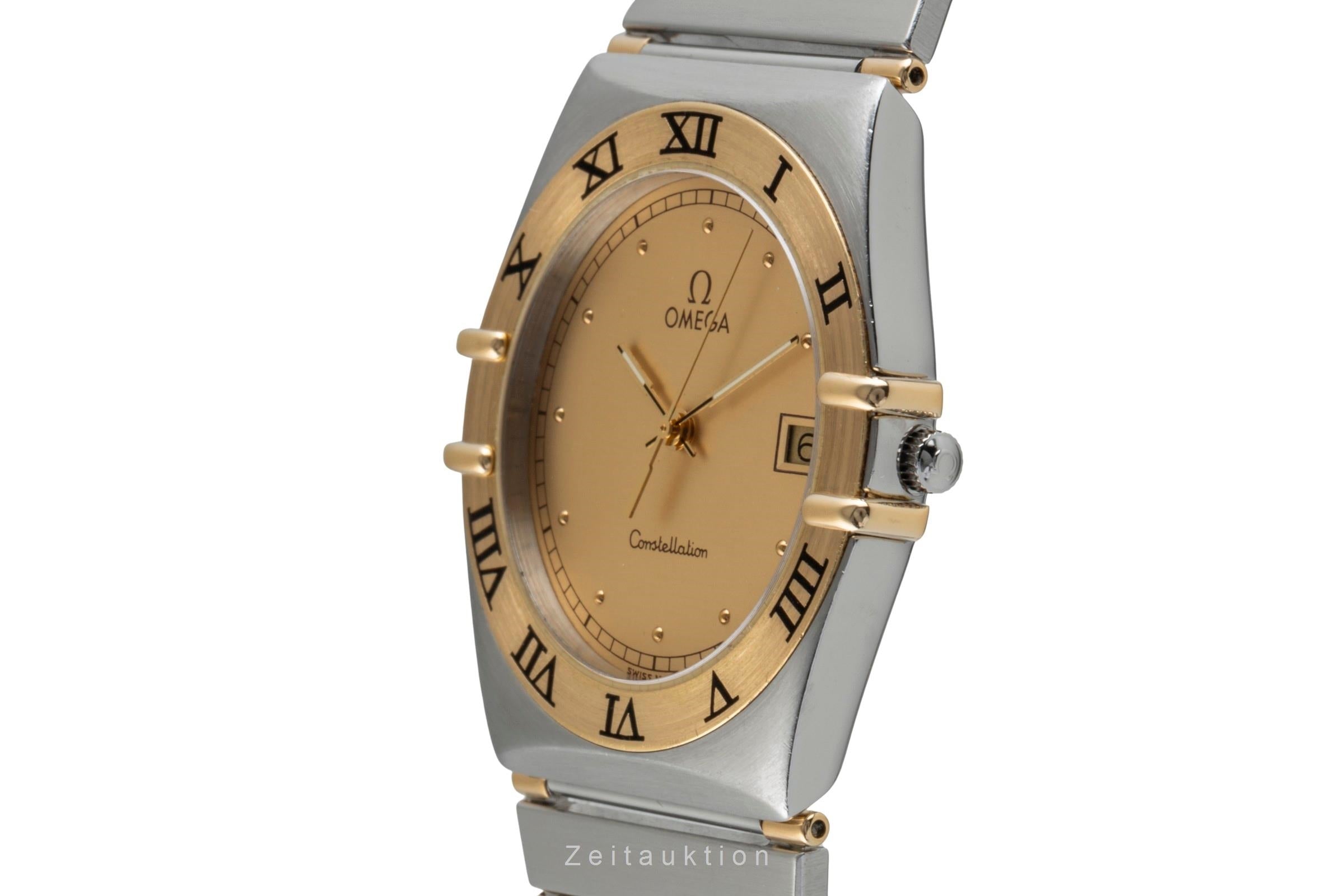 Omega Constellation steel / gold quartz men's watch 1310.10.00  [2505776]