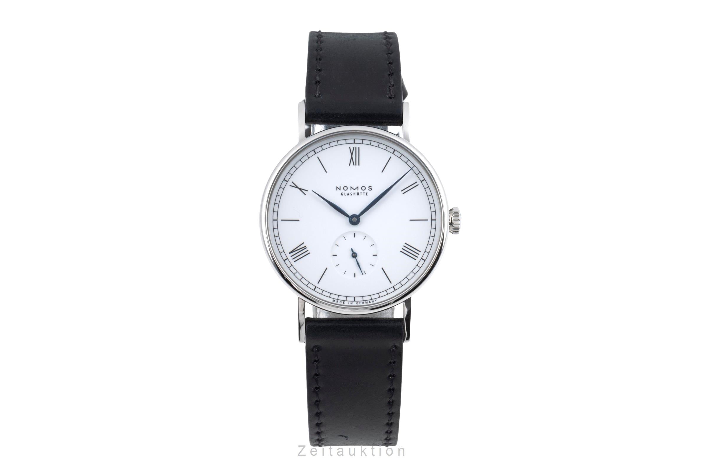 Nomos Ludwig acero cuerda manual reloj para caballeros 205 Limited  [2505777]
