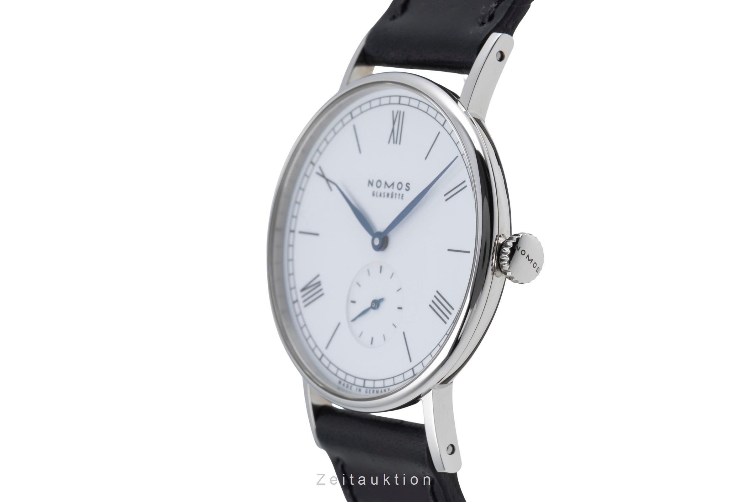 Nomos Ludwig acero cuerda manual reloj para caballeros 205 Limited  [2505777]