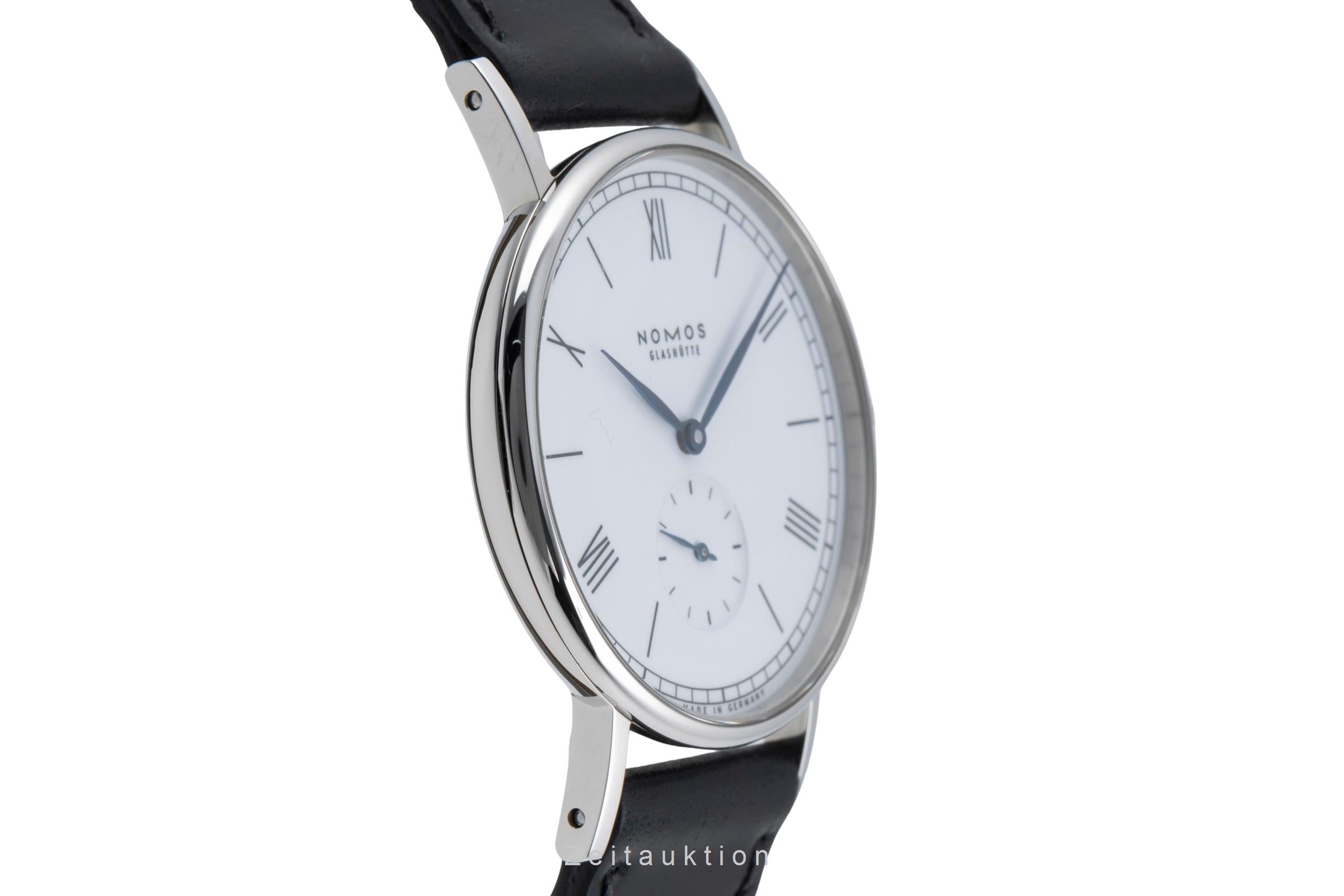Nomos Ludwig acero cuerda manual reloj para caballeros 205 Limited  [2505777]