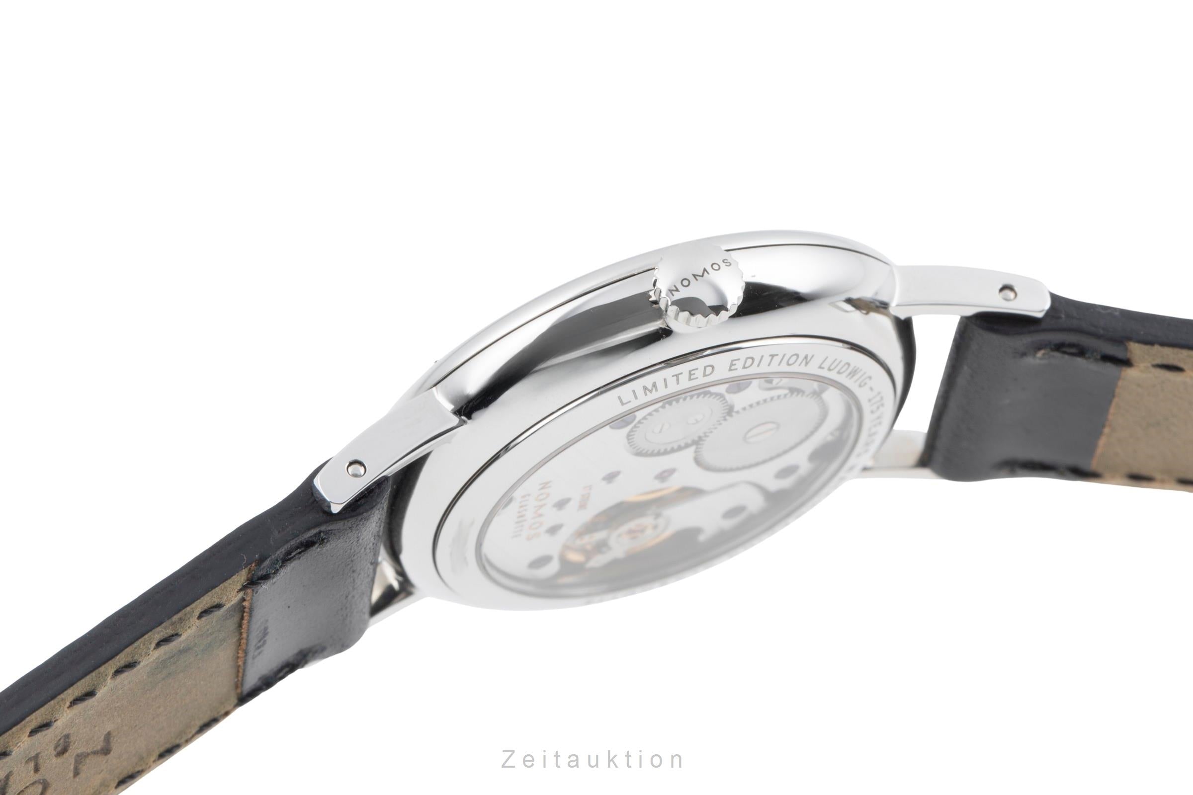 Nomos Ludwig acero cuerda manual reloj para caballeros 205 Limited  [2505777]