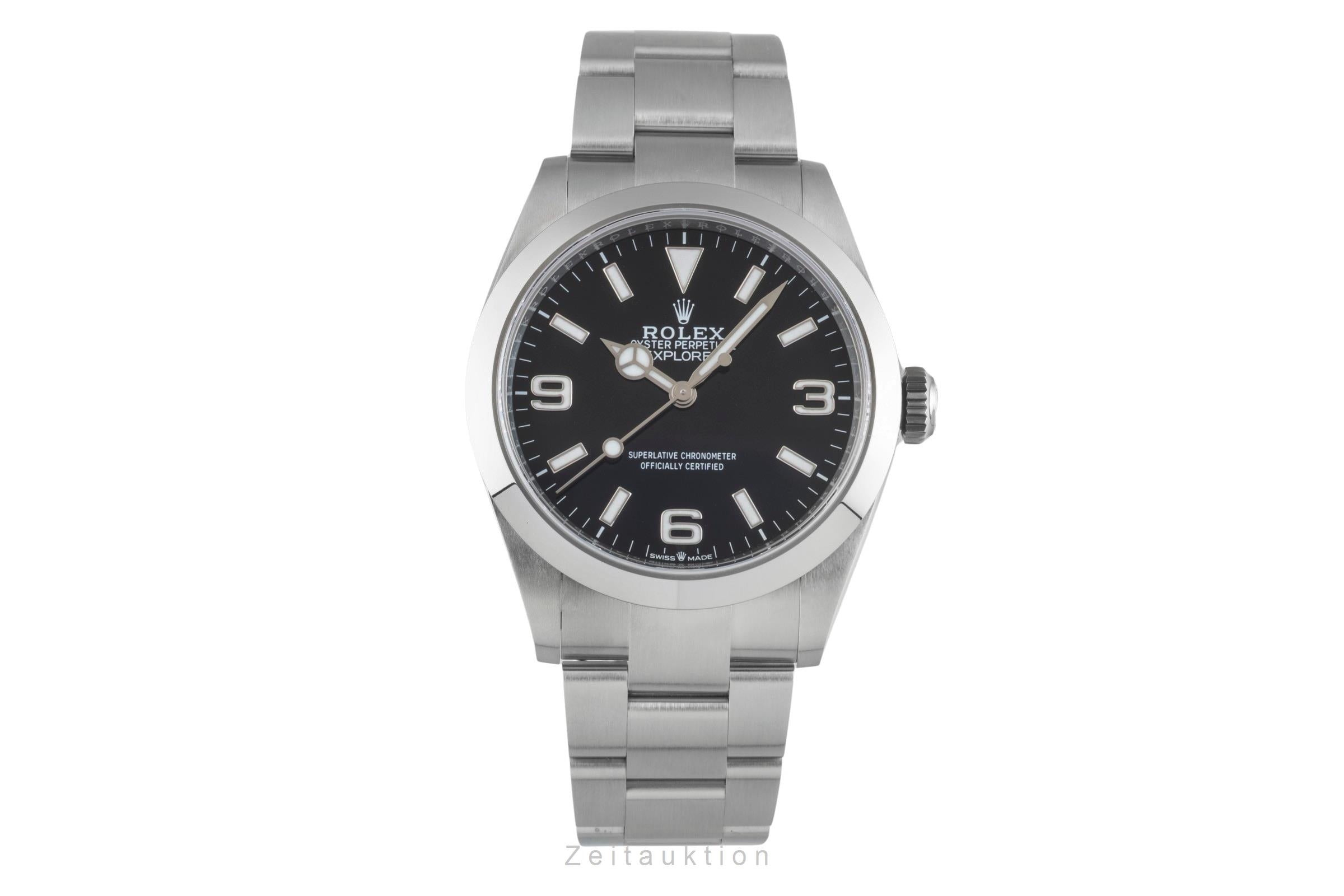 Rolex Explorer steel automatic men's watch 224270  [2505780]