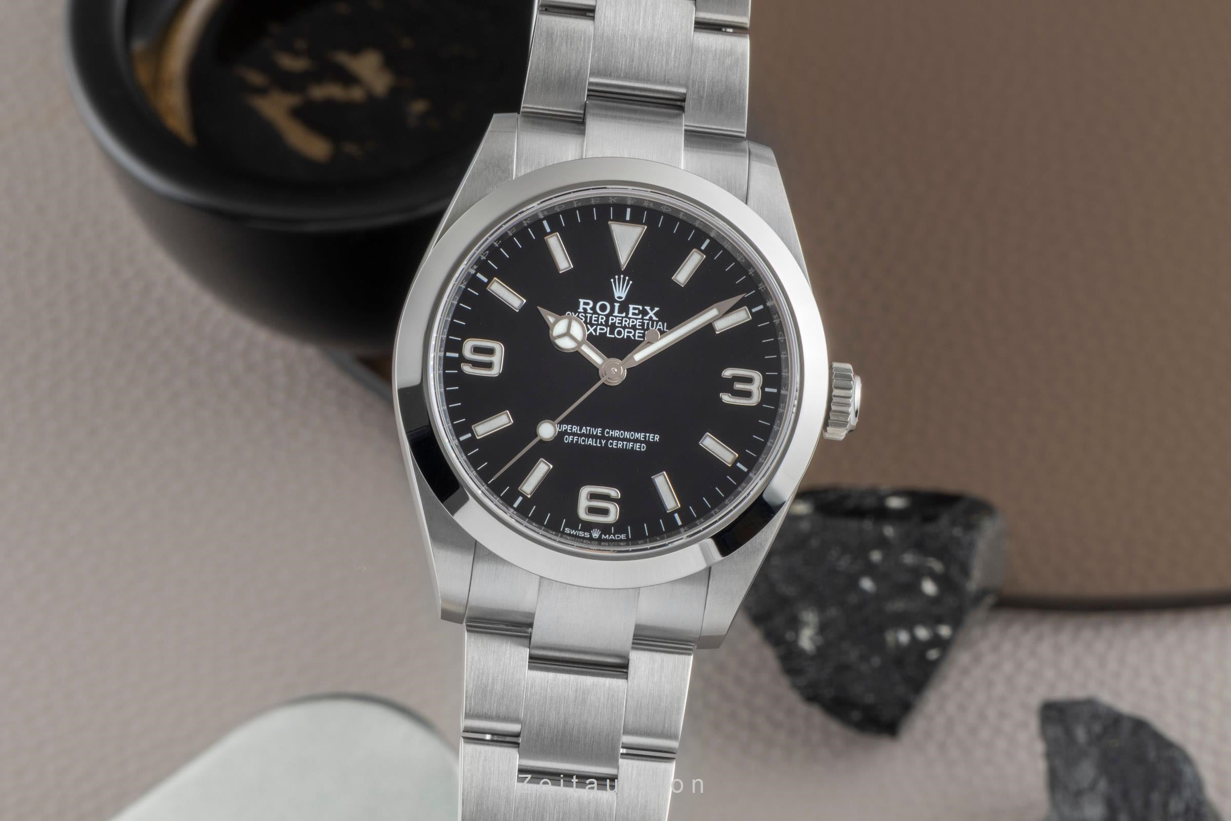 Rolex Explorer steel automatic men's watch 224270  [2505780]