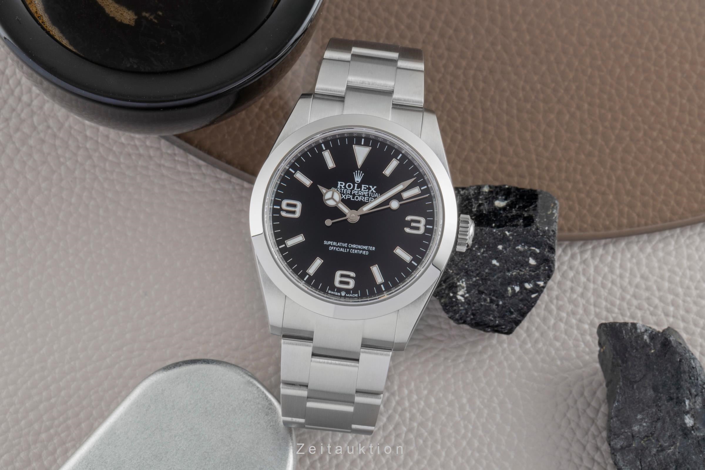 Rolex Explorer steel automatic men's watch 224270  [2505780]