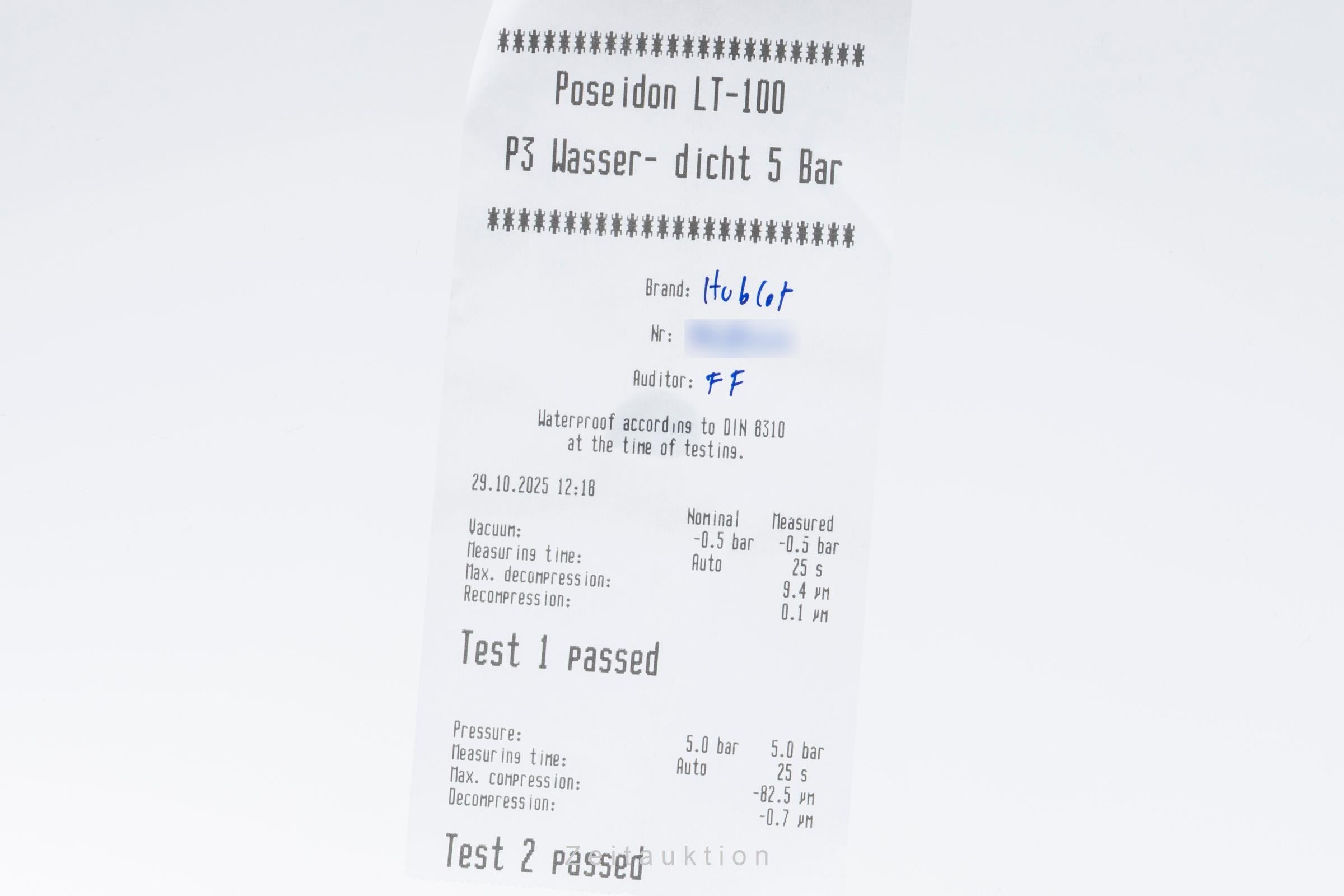 Hublot Classic Fusion titane  à remontage manuel montre pour hommes 515.NX.2210.LR  [2505785]