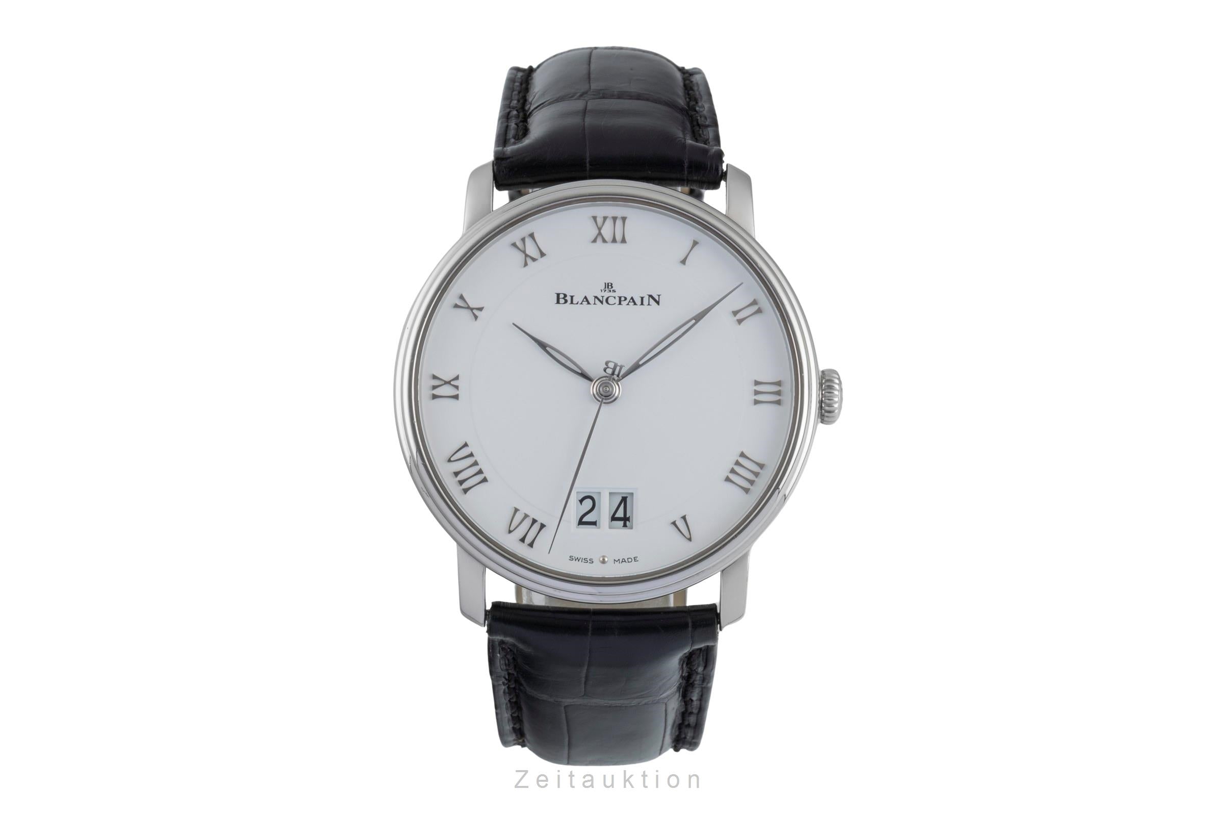 Blancpain Villeret acciaio automatismo orologio da uomo 6669-1127-55B LP: 13450EUR  [2505786]