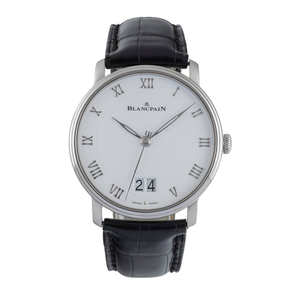 Blancpain Villeret acciaio automatismo orologio da uomo 6669-1127-55B LP: 13450EUR  [2505786]