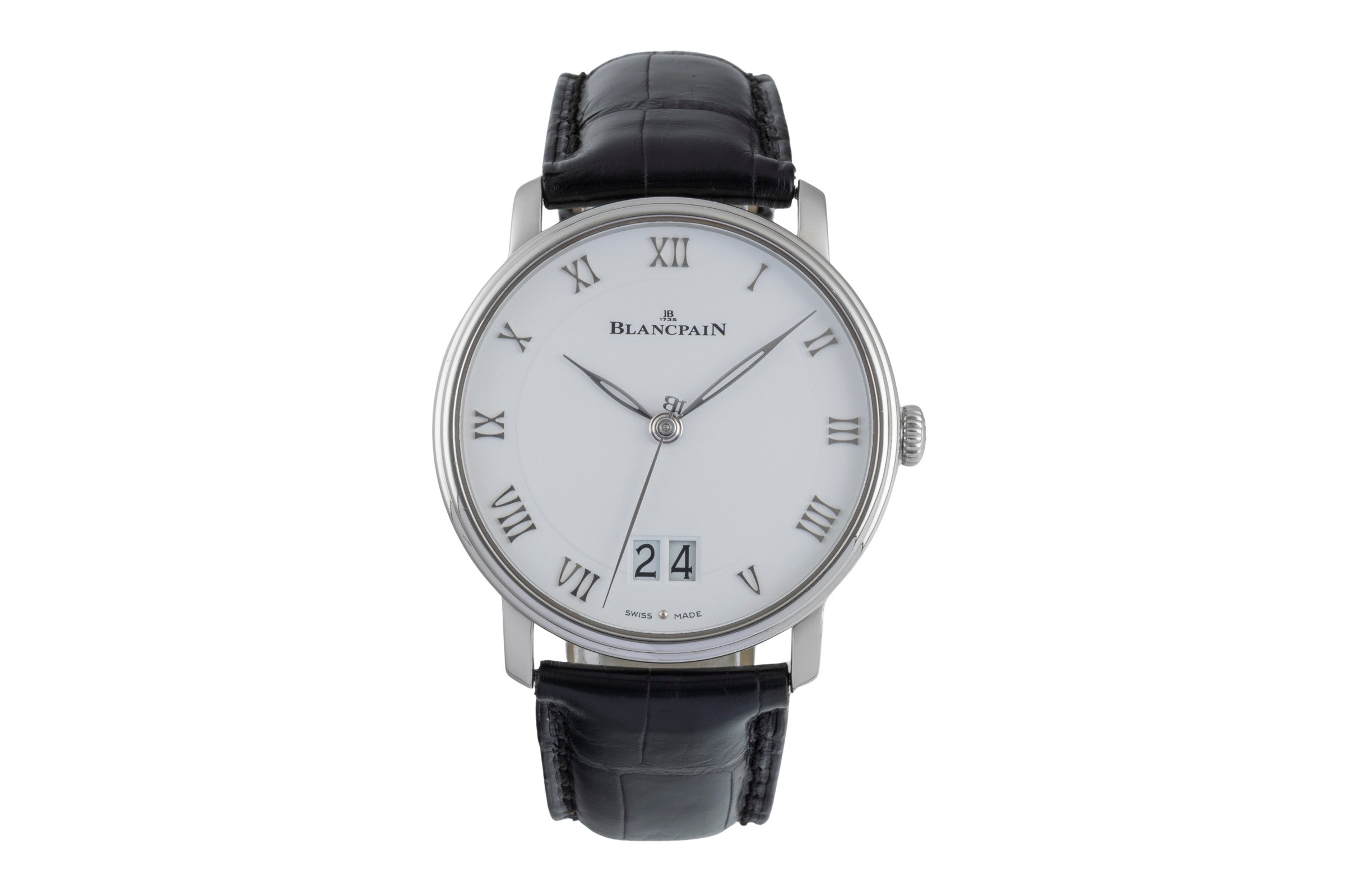 Blancpain Villeret acier automatique montre pour hommes 6669-1127-55B LP: 13450EUR  [2505786]