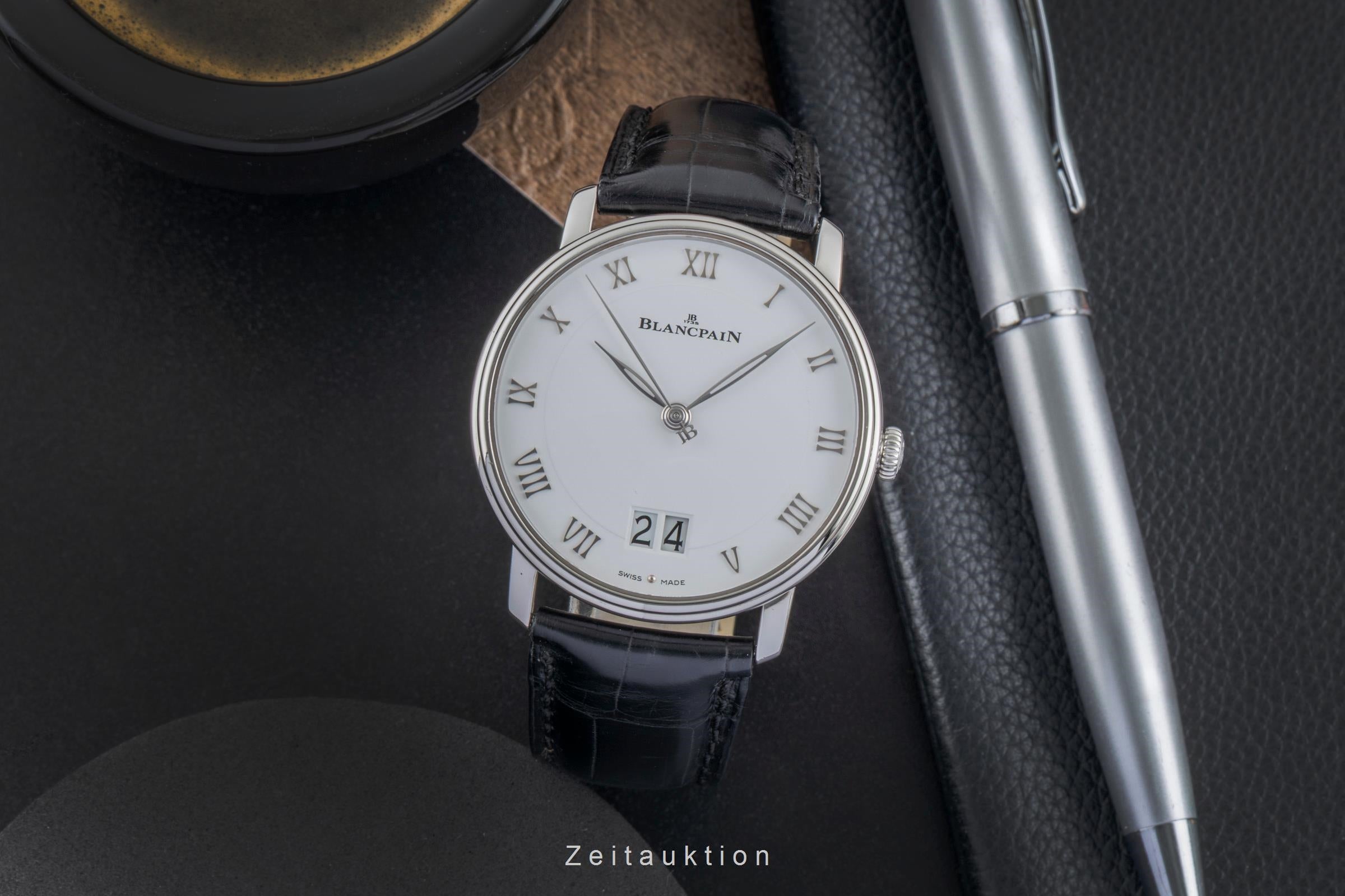 Blancpain Villeret acciaio automatismo orologio da uomo 6669-1127-55B LP: 13450EUR  [2505786]