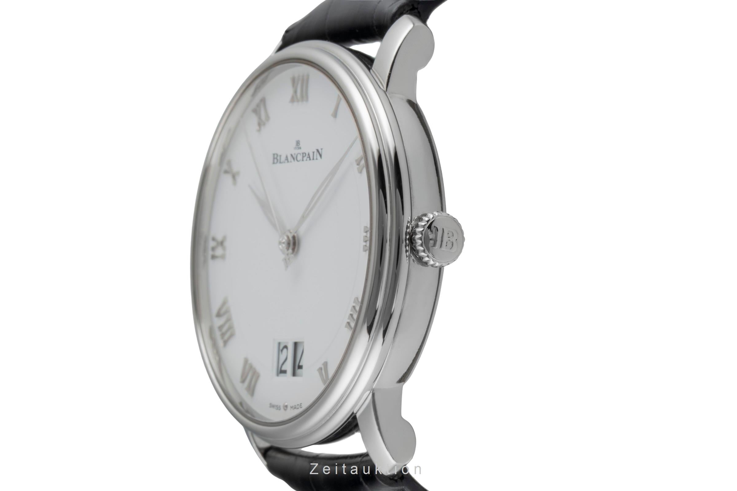 Blancpain Villeret steel automatic Kal. 6950 Ref. 6669-1127-55B