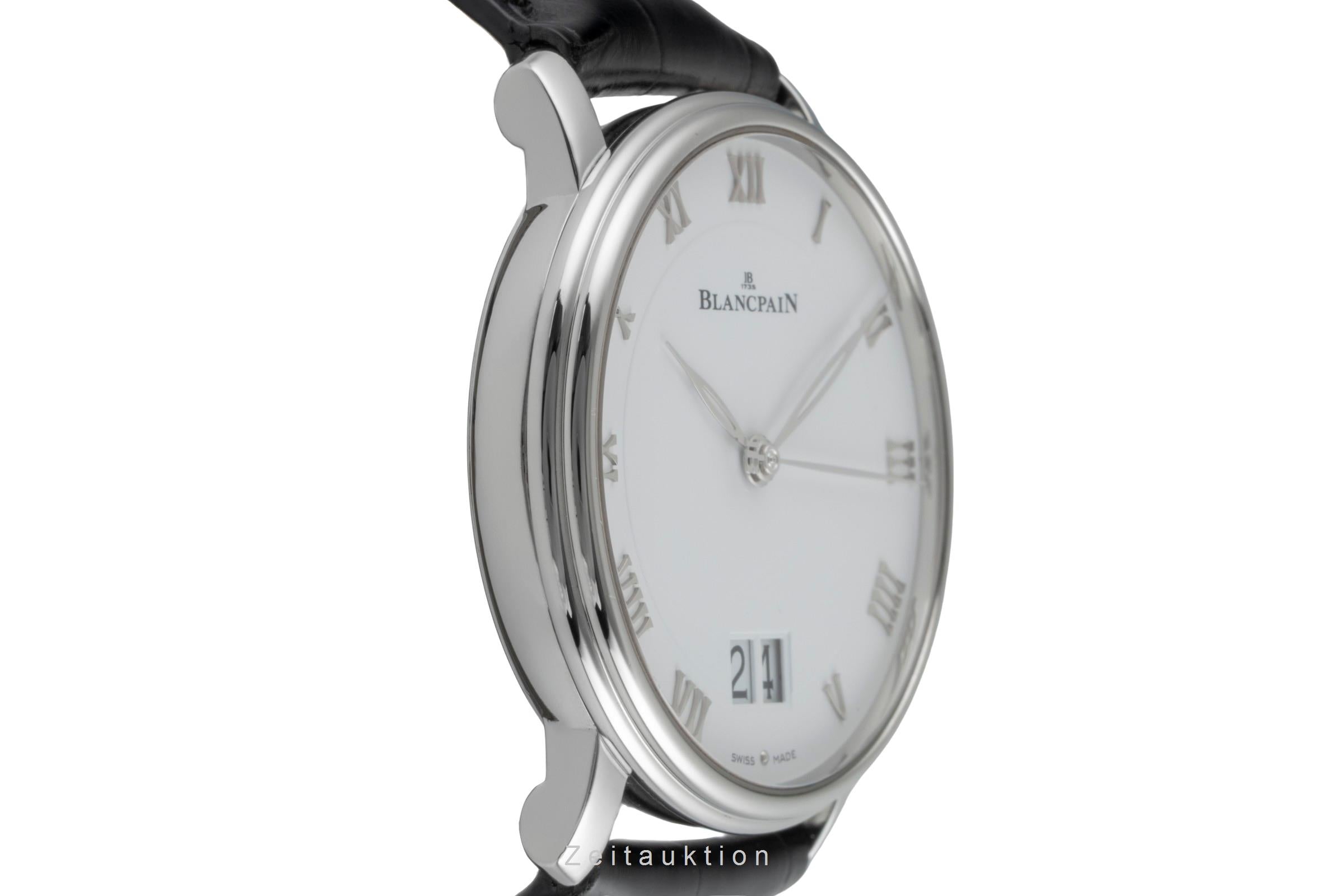 Blancpain Villeret acciaio automatismo orologio da uomo 6669-1127-55B LP: 13450EUR  [2505786]