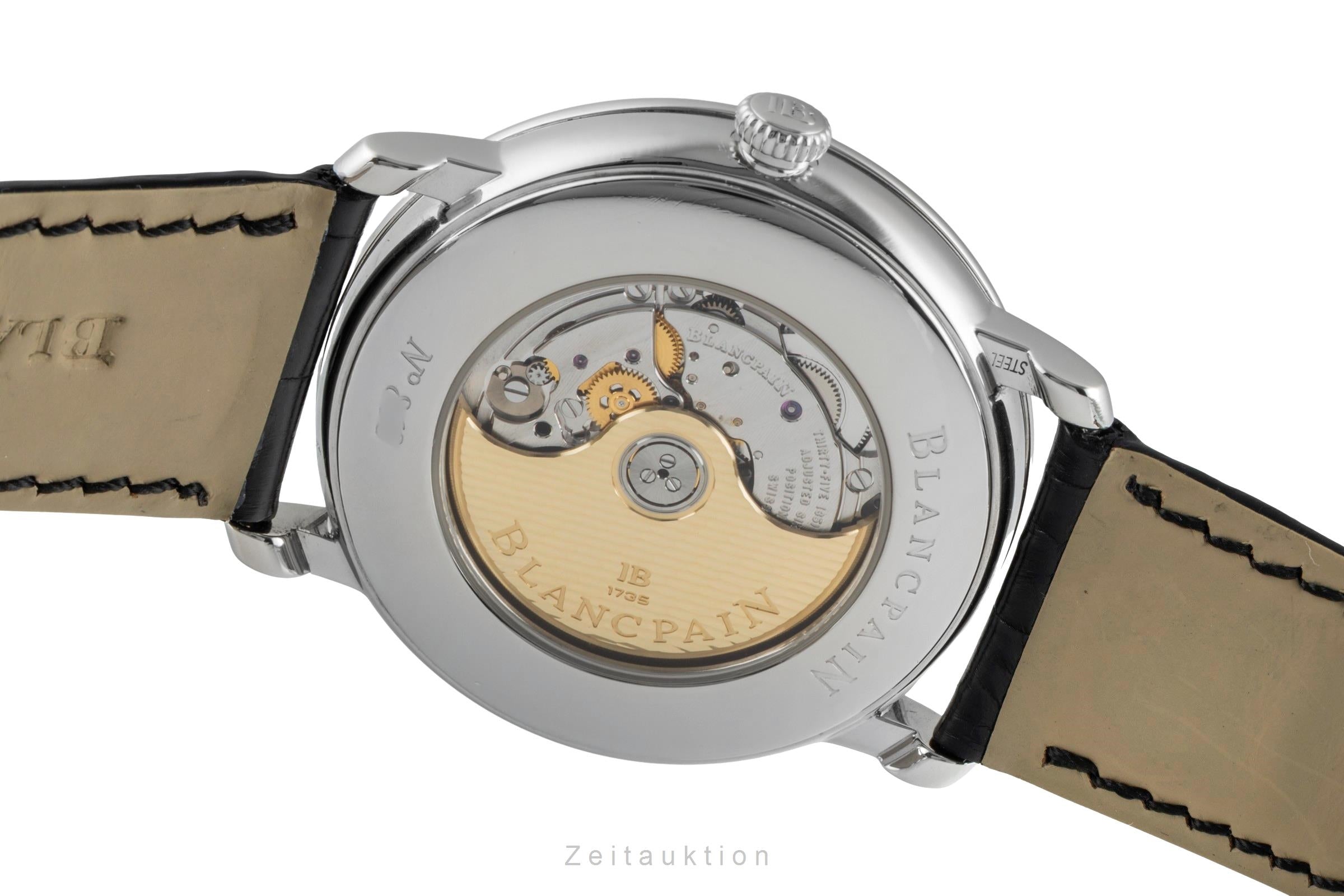 Blancpain Villeret acciaio automatismo orologio da uomo 6669-1127-55B LP: 13450EUR  [2505786]