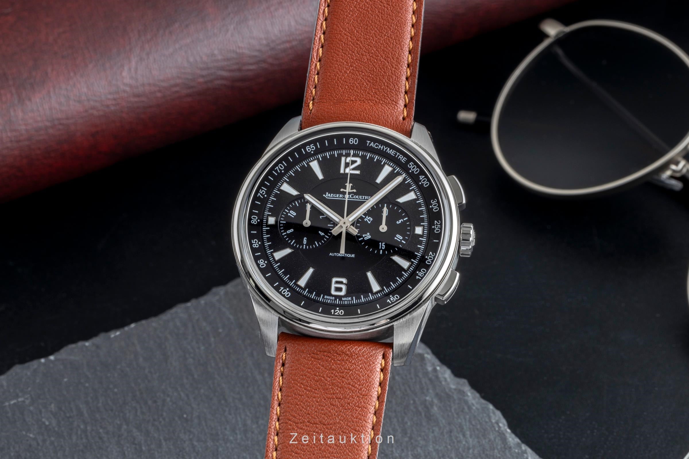 Jaeger LeCoultre Polaris chronographe acier automatique montre pour hommes Q9028471  , 842.8.C1.S LP: 16000EUR  [2505787]