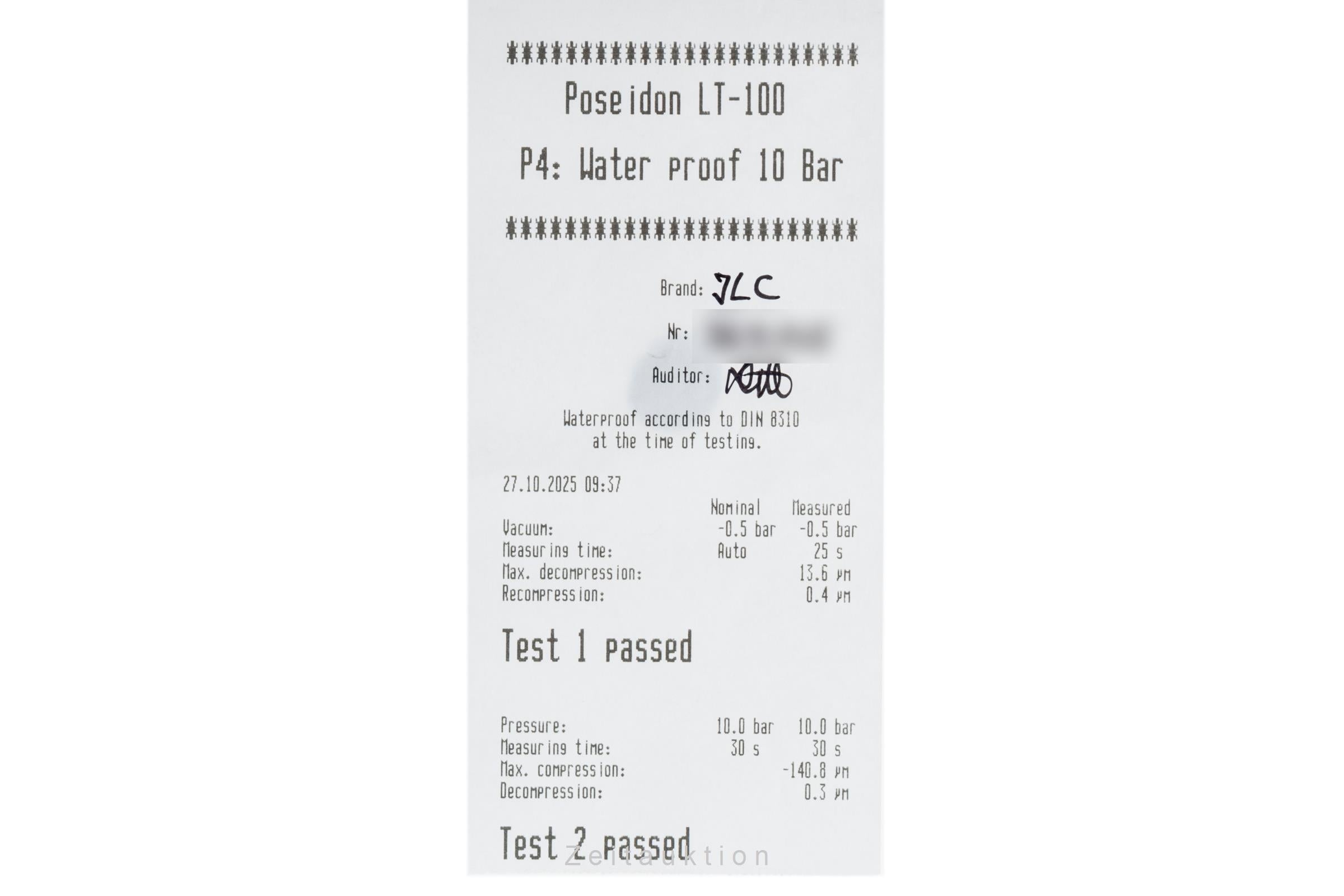 Jaeger LeCoultre Polaris chronographe acier automatique montre pour hommes Q9028471  , 842.8.C1.S LP: 16000EUR  [2505787]