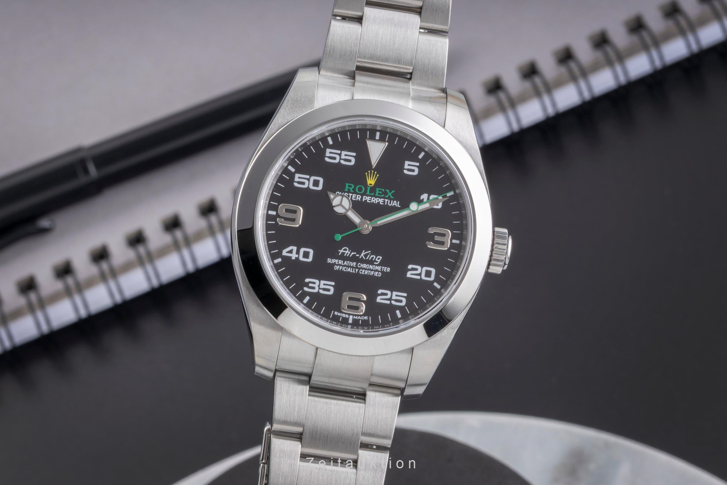 Rolex Air King Automatik Stahl Herrenuhr Oyster Perpetual Ref. 116900 B&P 2020 [2505788]