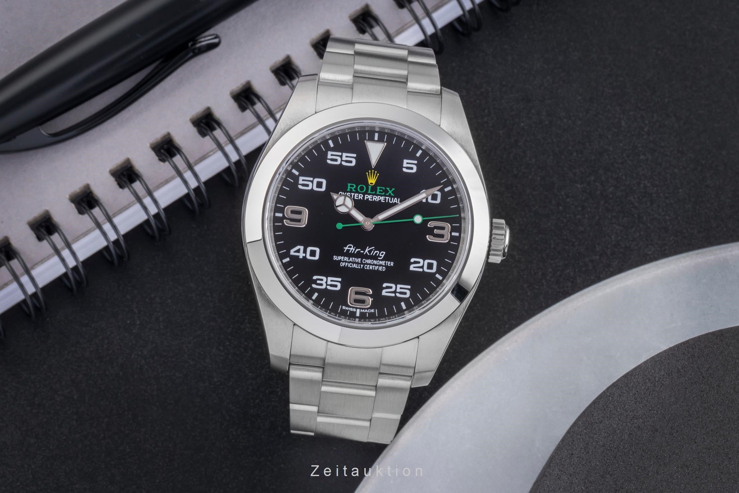 Rolex Air King Automatik Stahl Herrenuhr Oyster Perpetual Ref. 116900 B&P 2020 [2505788]