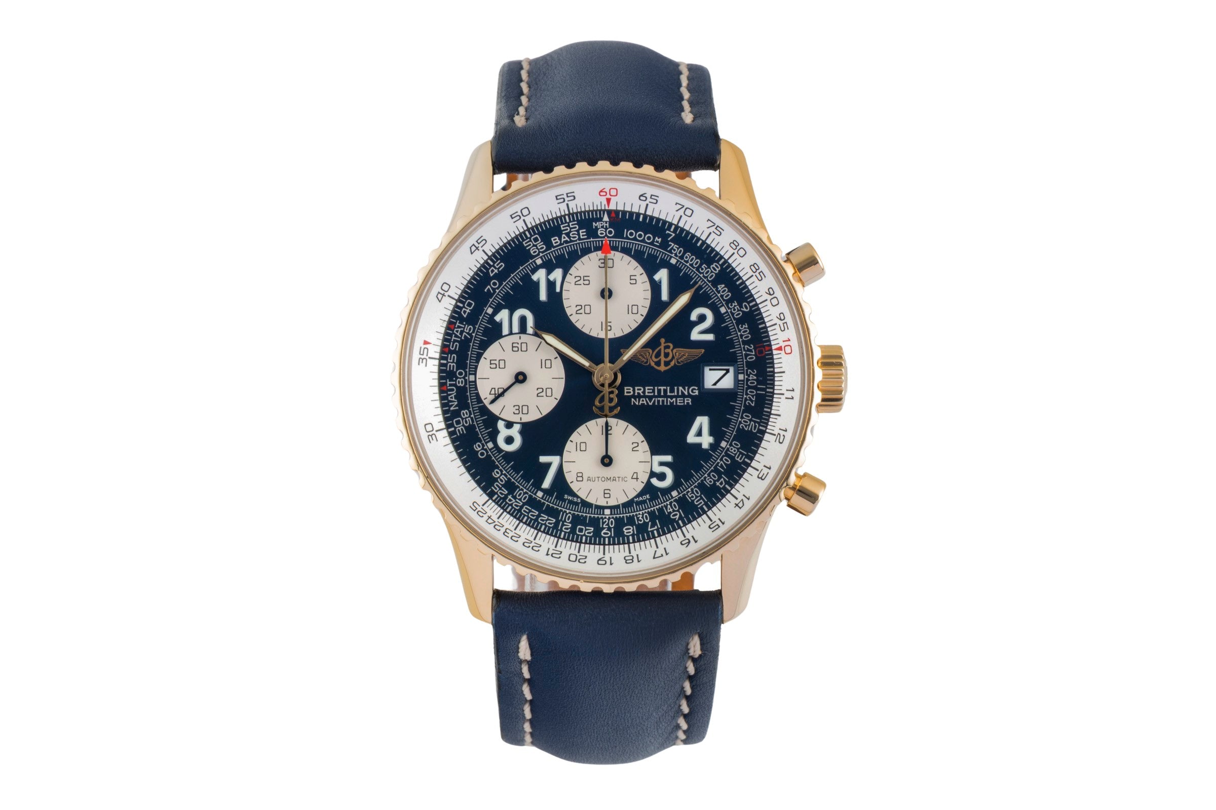 Breitling Navitimer chronograph 18 ct gold automatic men's watch K13020  [2505791]