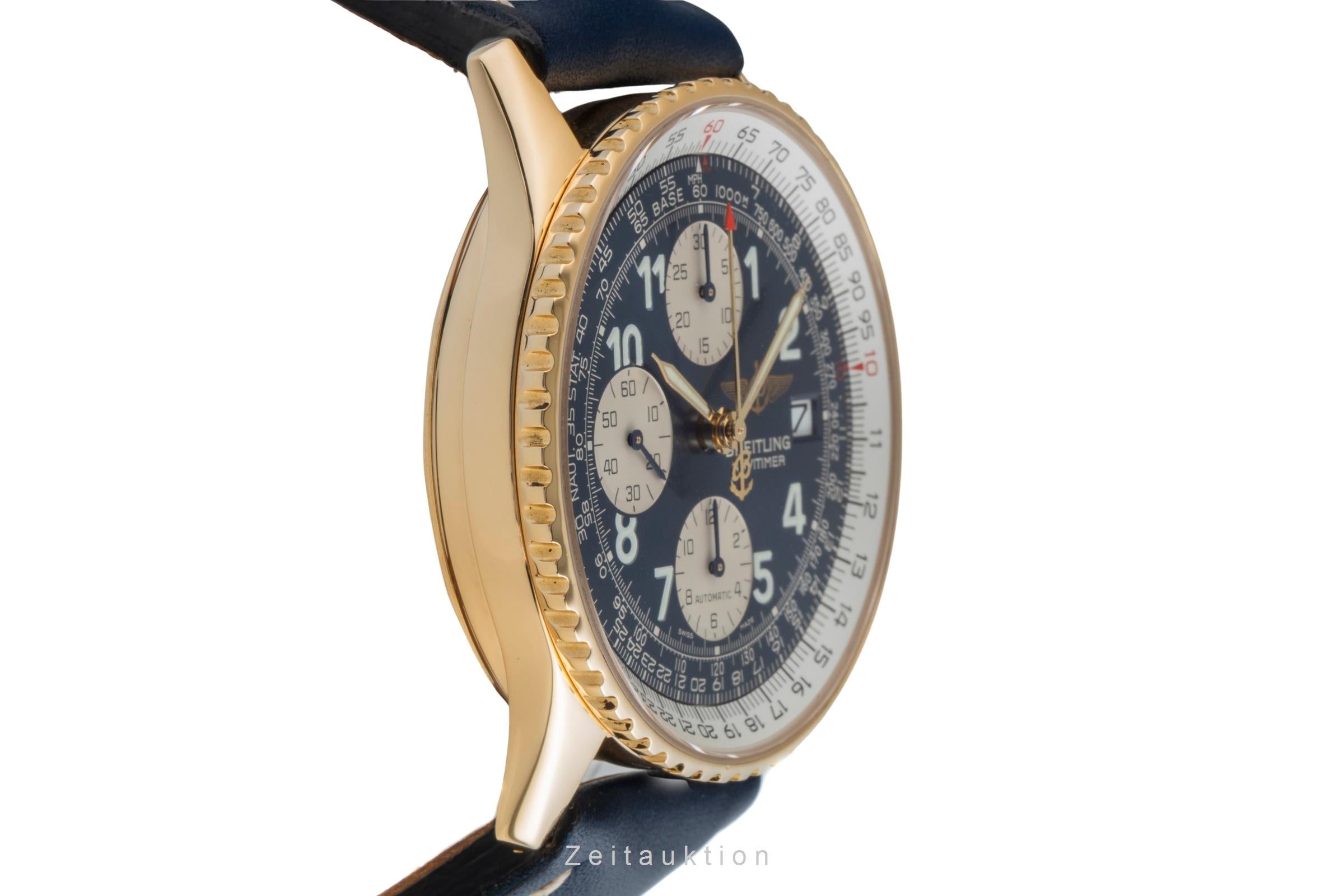 Breitling Navitimer cronografo oro 18 ct automatismo orologio da uomo K13020  [2505791]