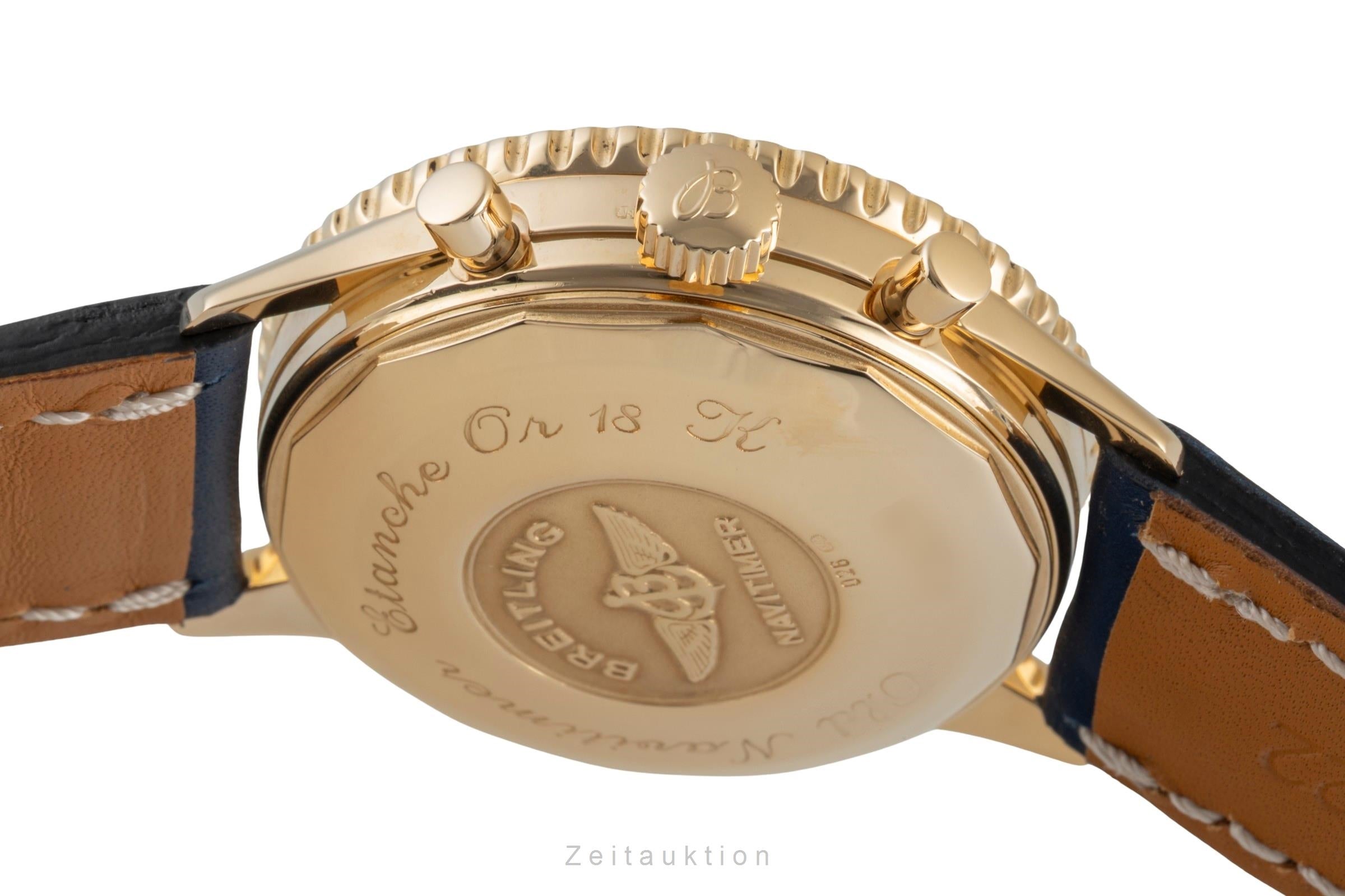 Breitling Navitimer cronografo oro 18 ct automatismo orologio da uomo K13020  [2505791]