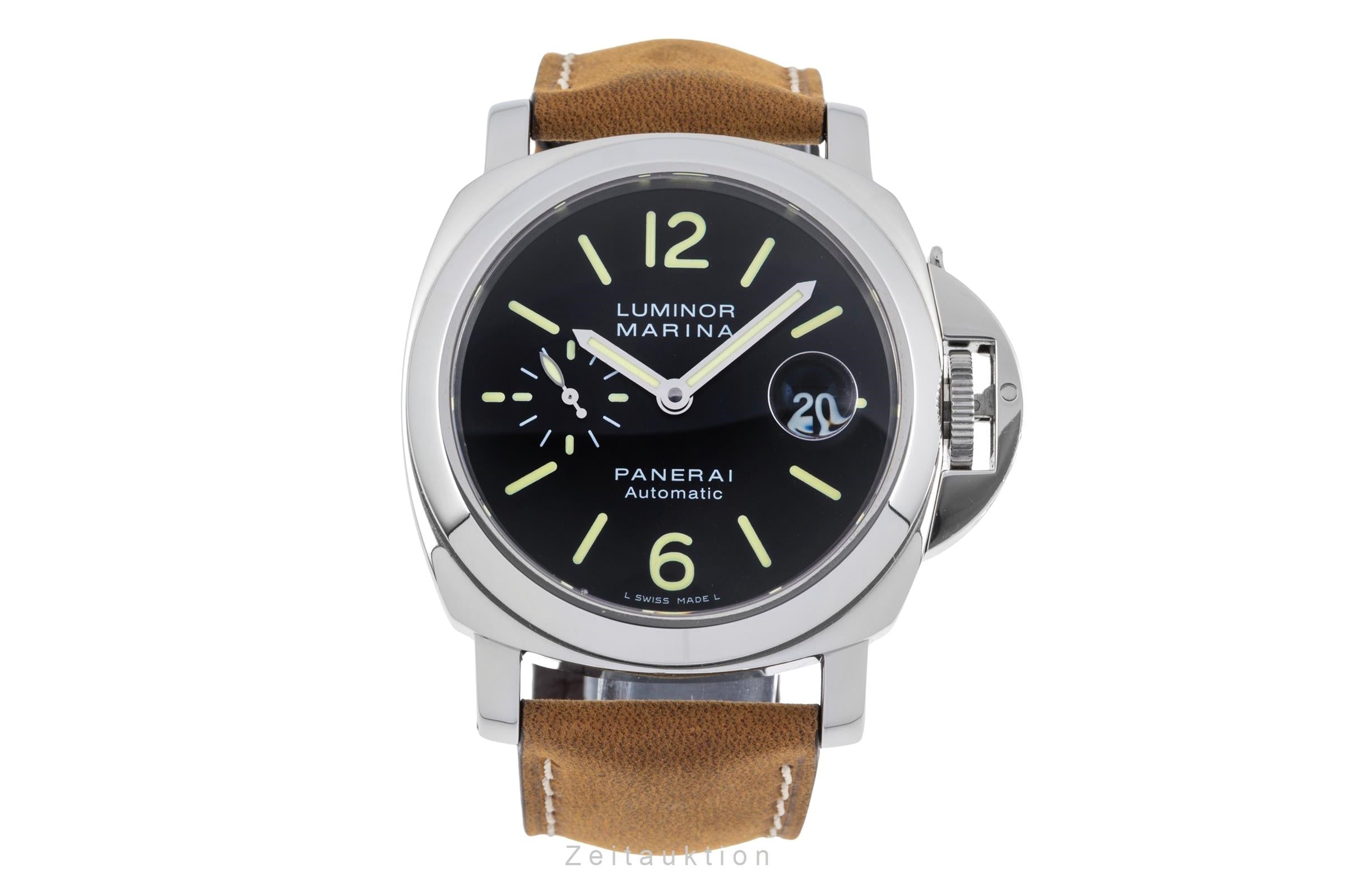 Panerai Luminor Marina acier automatique montre pour hommes PAM00104  [2505798]