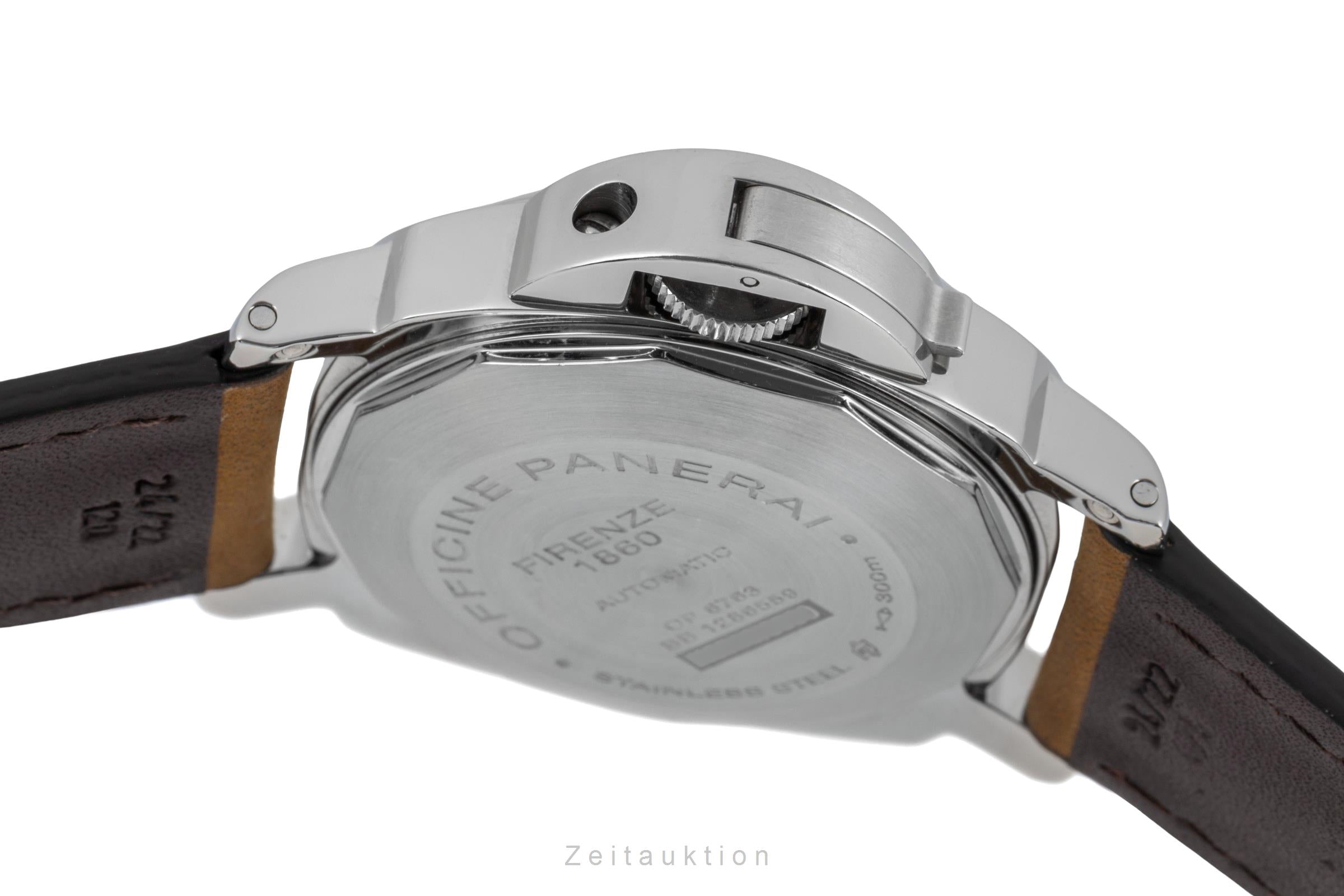 Panerai Luminor Marina acier automatique montre pour hommes PAM00104  [2505798]